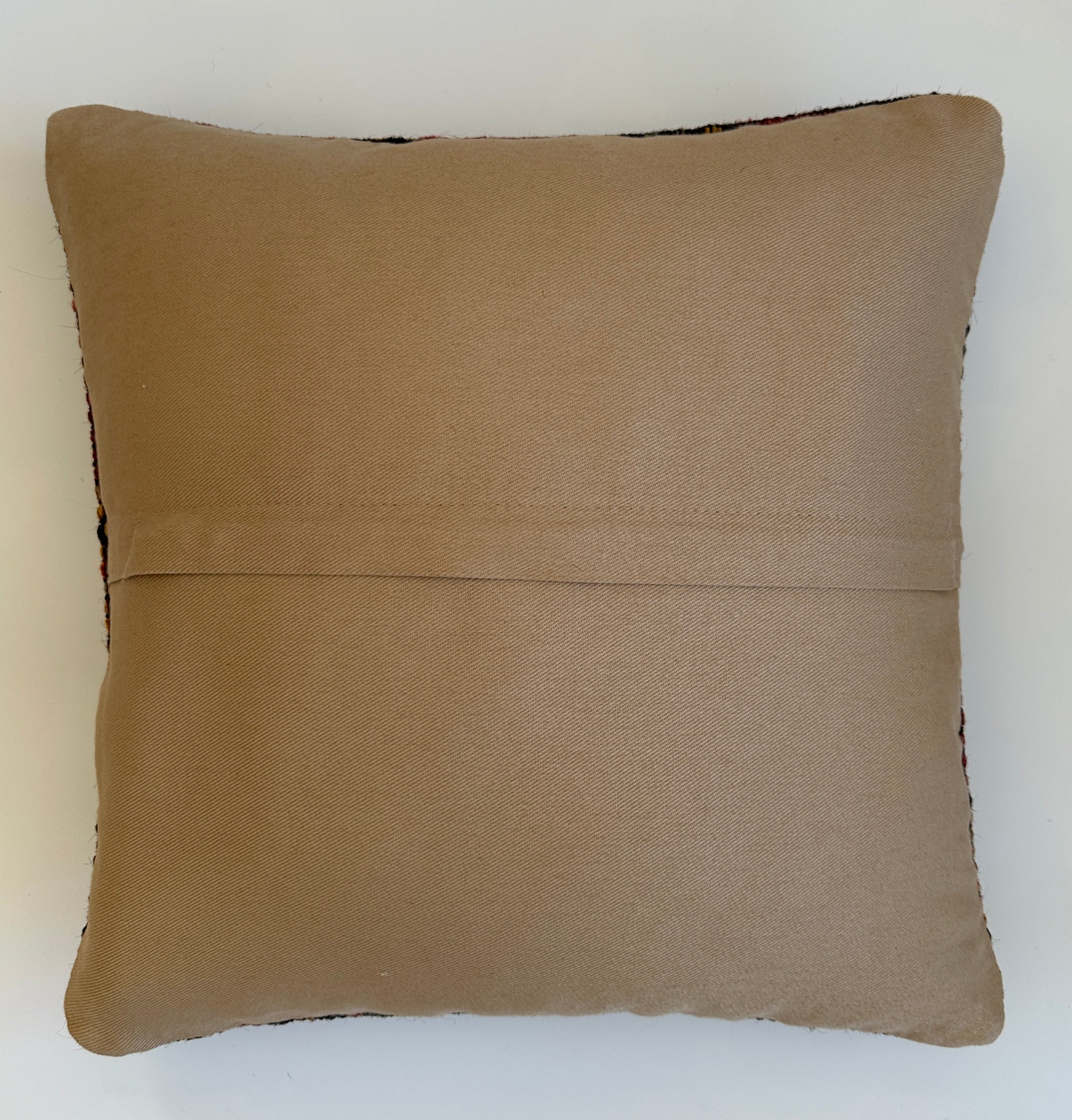 Handmade Multicoloured Turkish Cushion Cover 16''x16'' / 41X41 CM