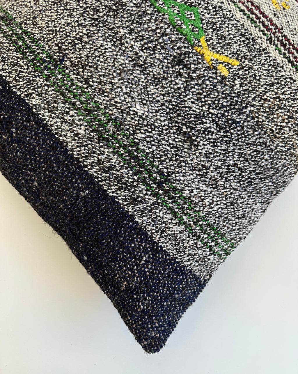 Faded Charcoal Turkish Cushion Cover 16''x16'' / 43x42 CM