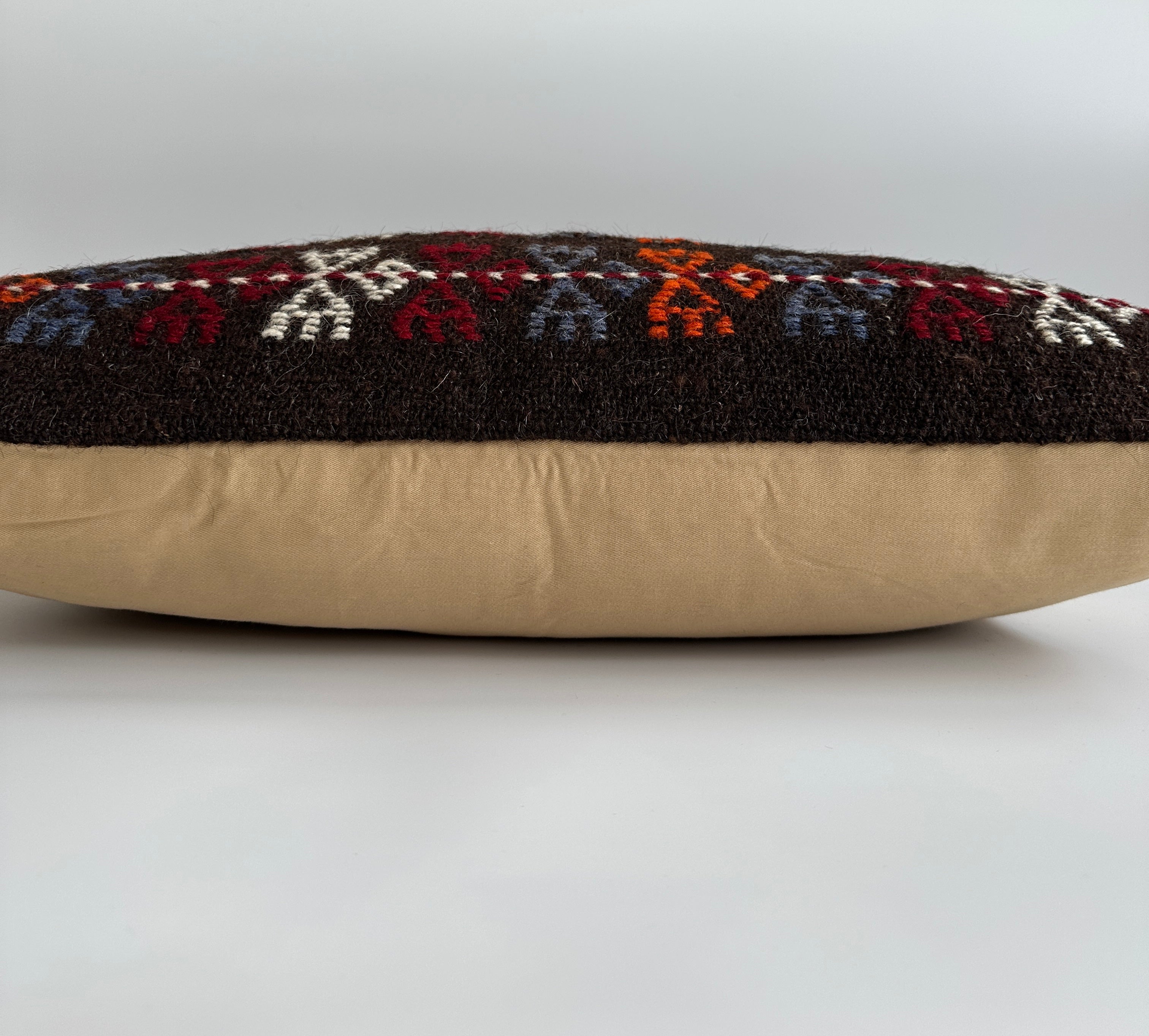 Multicolour Turkish Rug Cushion Cover 24''x16'' / 60x40 CM