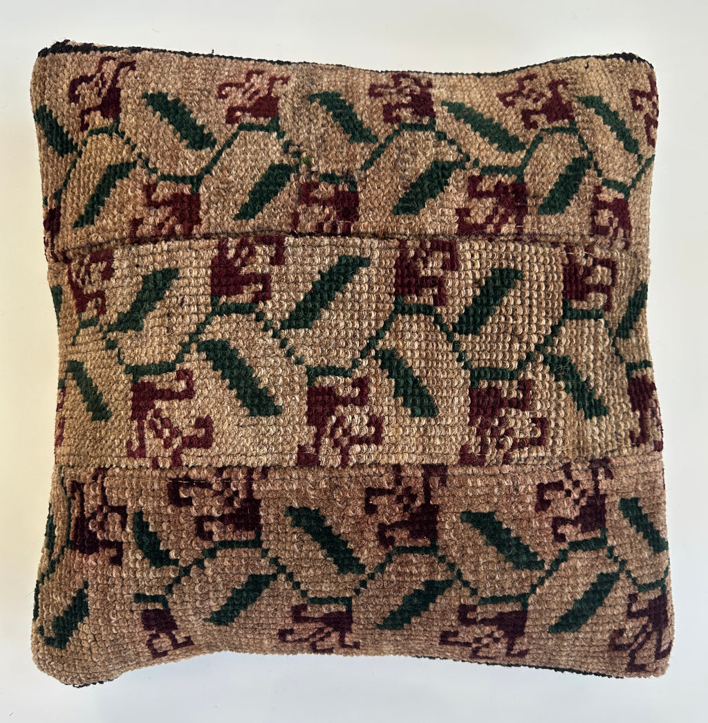 Handmade Turkish Cushion Cover 16''x16'' / 40x40 CM