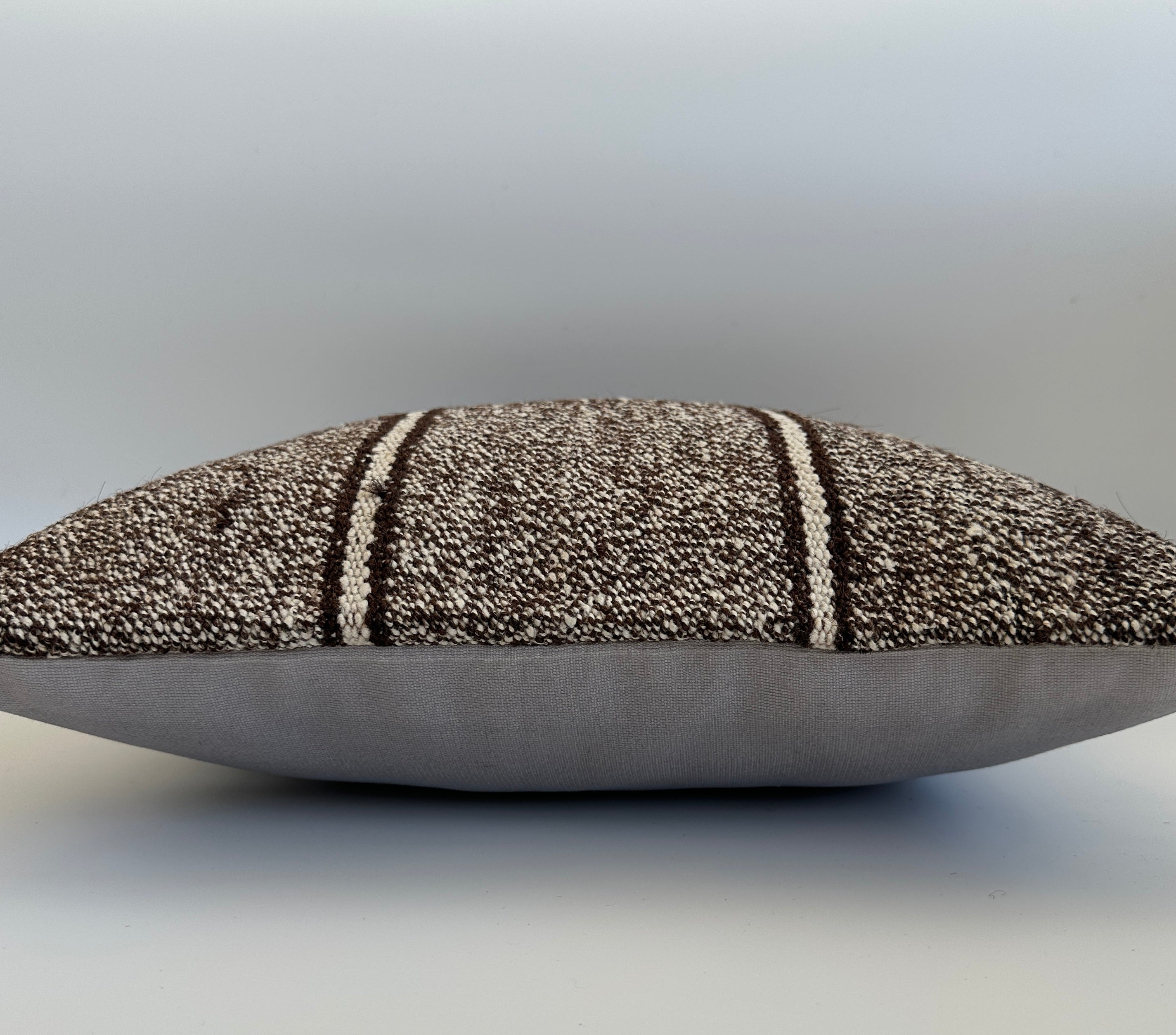 Dark Grey Turkish Cushion Cover 16''x16'' / 40x40 CM