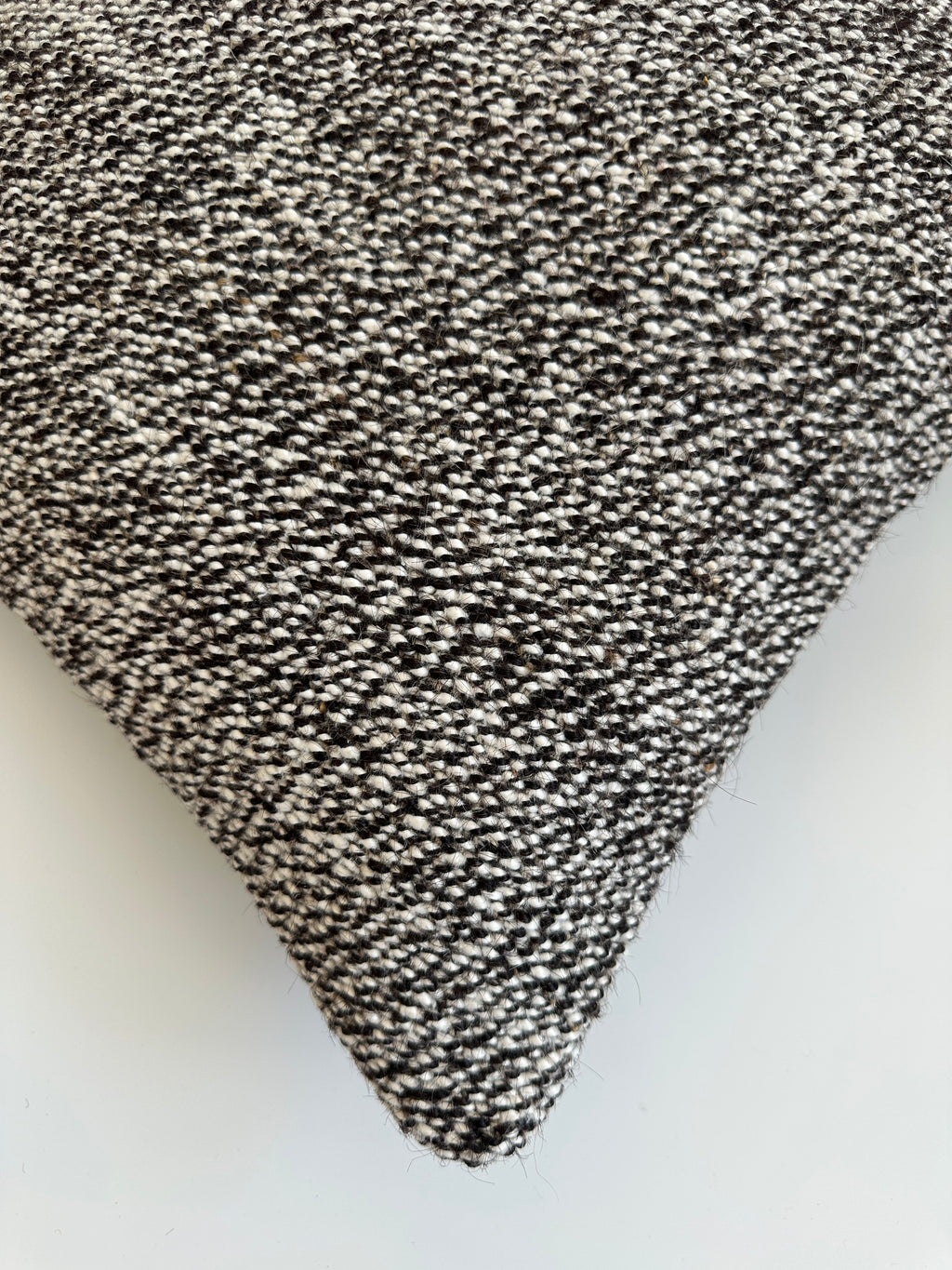 Dark Grey Handmade Turkish Cushion Cover 16''x16'' / 39x39 CM