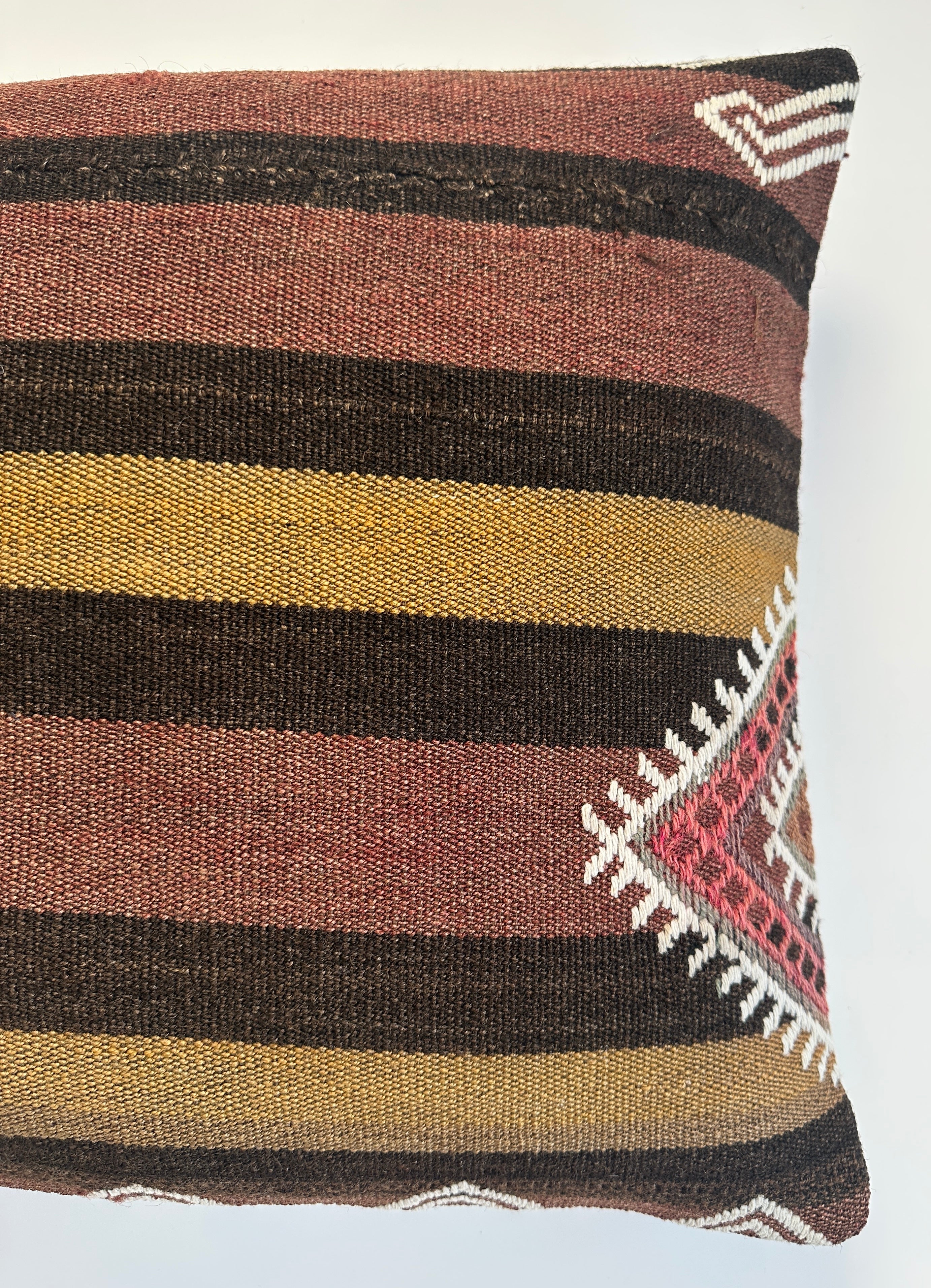 Handmade Multicoloured Cushion Cover 16''x16'' / 40x40 CM