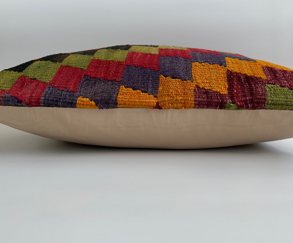 Multicolour Turkish Cushion Cover 24''x24'' / 60x60 CM