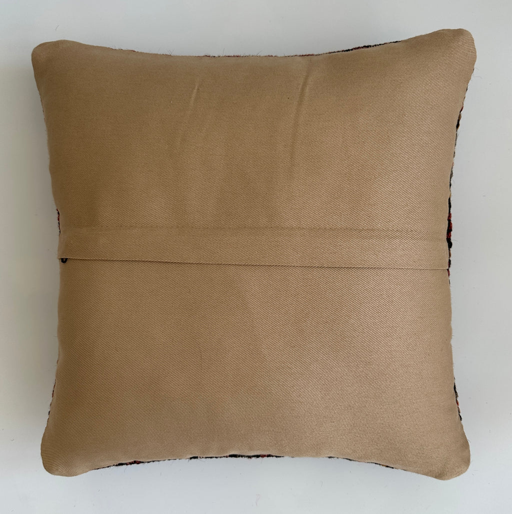 Handmade Multicoloured Turkish Cushion Cover 16''x16'' / 41X40 CM