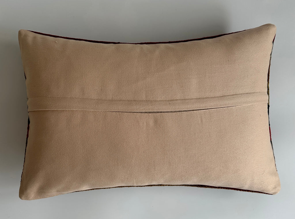 Multicolour Turkish Rug Cushion Cover 24''x16'' / 60x40 CM