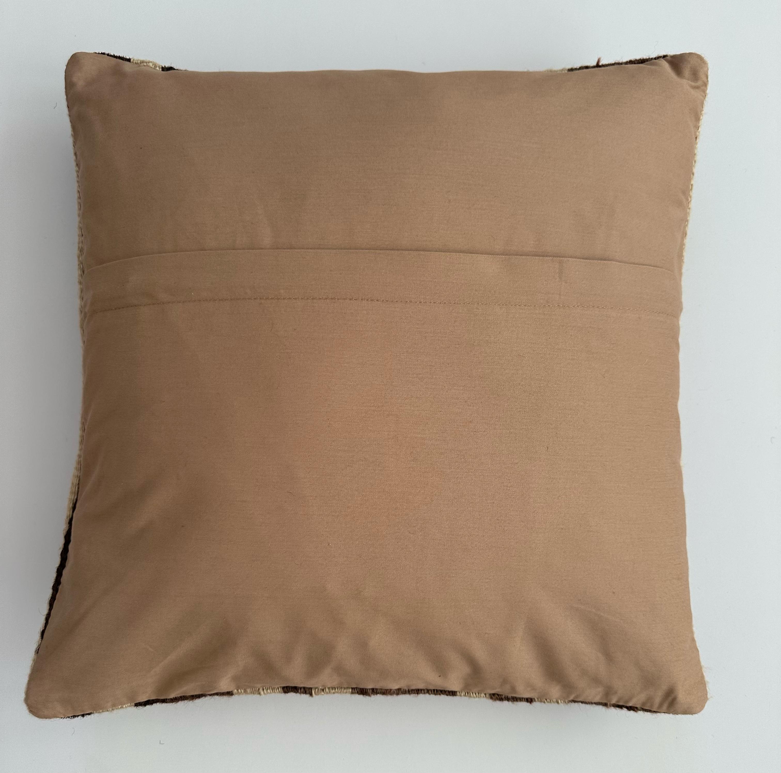 Handmade Turkish Rug Cushion Cover 16''x16'' / 40x40 CM