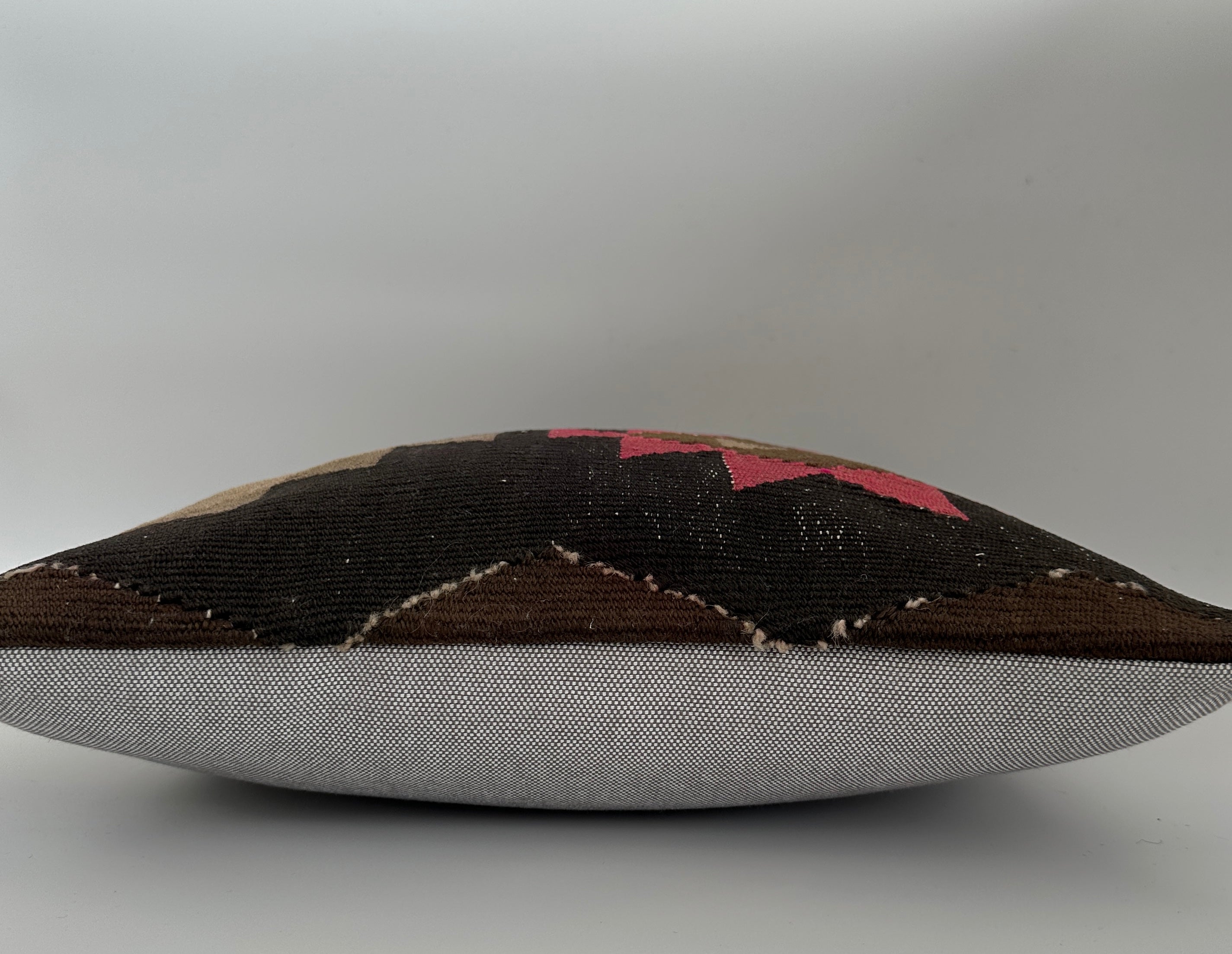 Handmade Multicoloured Turkish Cushion Cover 16''x16'' / 41x40 CM