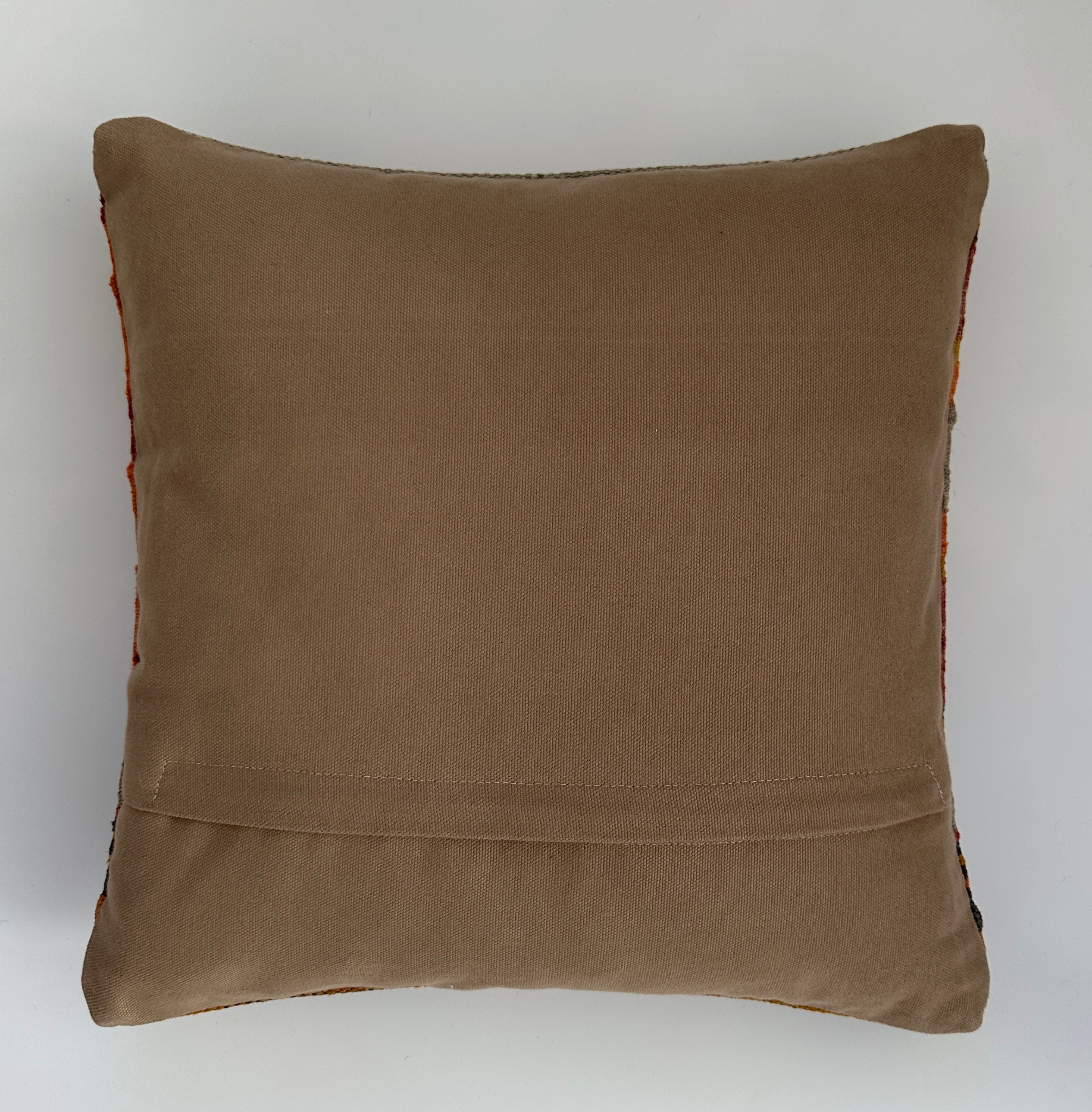 Handmade Multicoloured Turkish Cushion Cover 16''x16'' / 41x41 CM