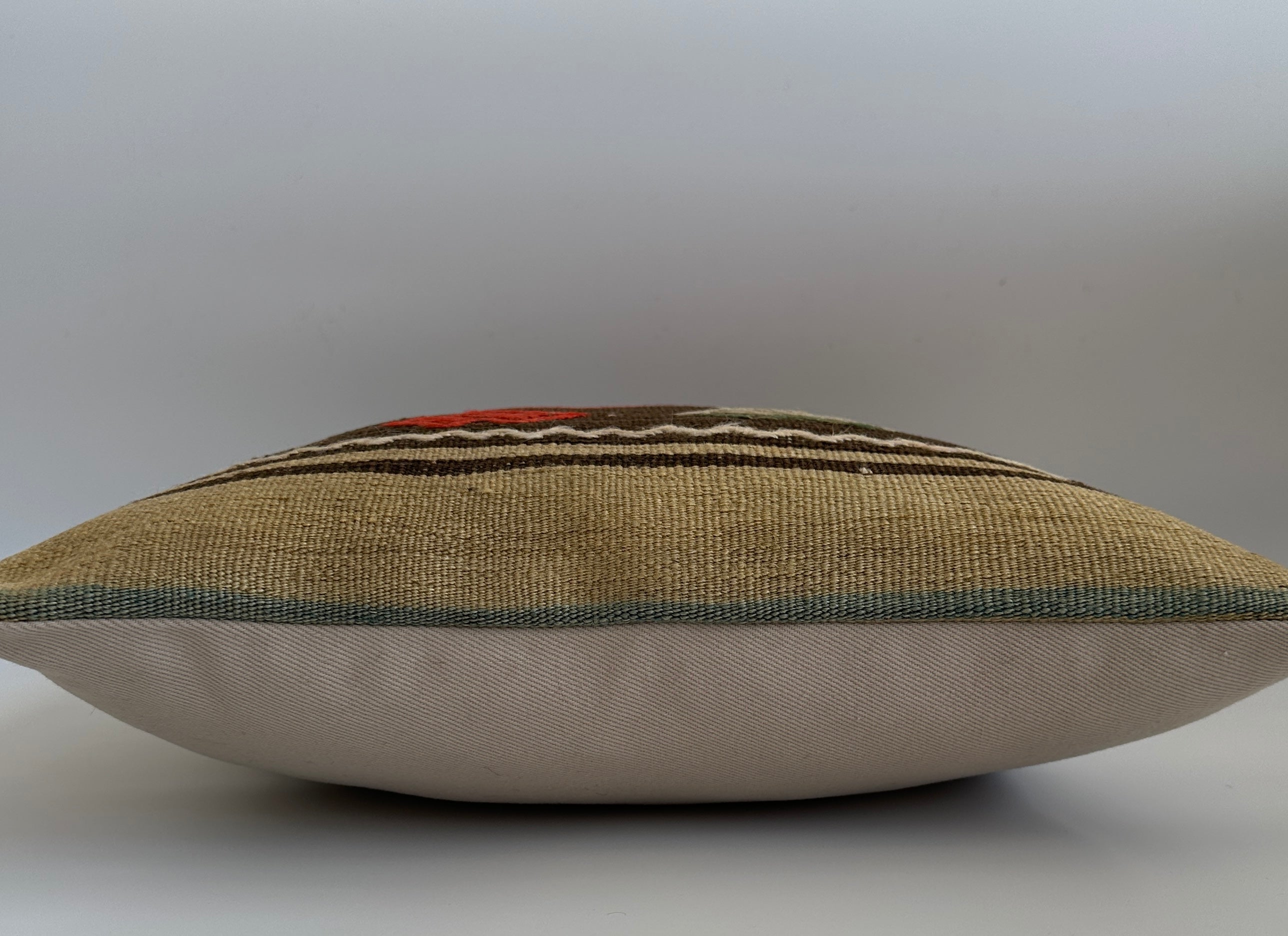 Handmade Multicoloured Turkish Cushion Cover 16''x16'' / 41x41 CM