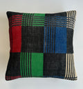 Handmade Multicoloured Cushion Cover 16''x16'' / 41x40 CM