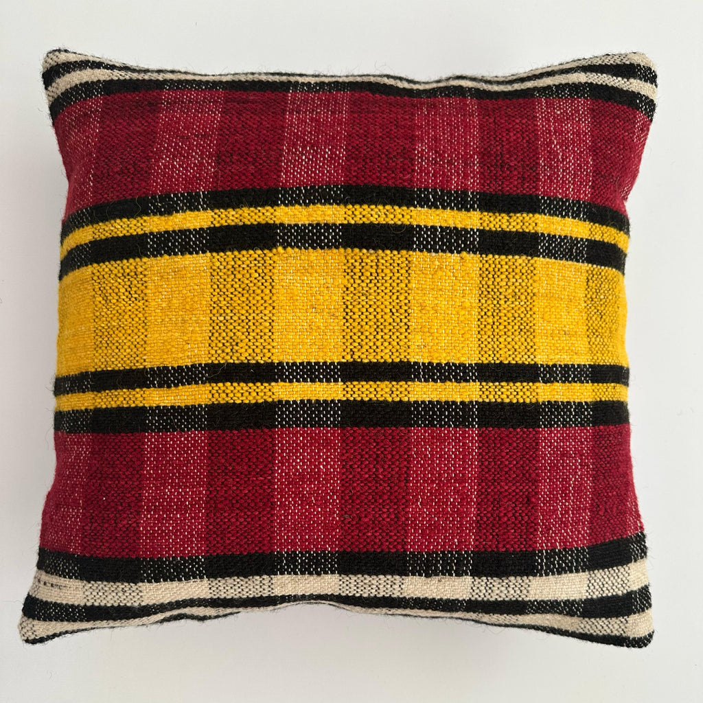 Handmade Turkish Rug Cushion Cover 16''x16'' / 40x40 CM