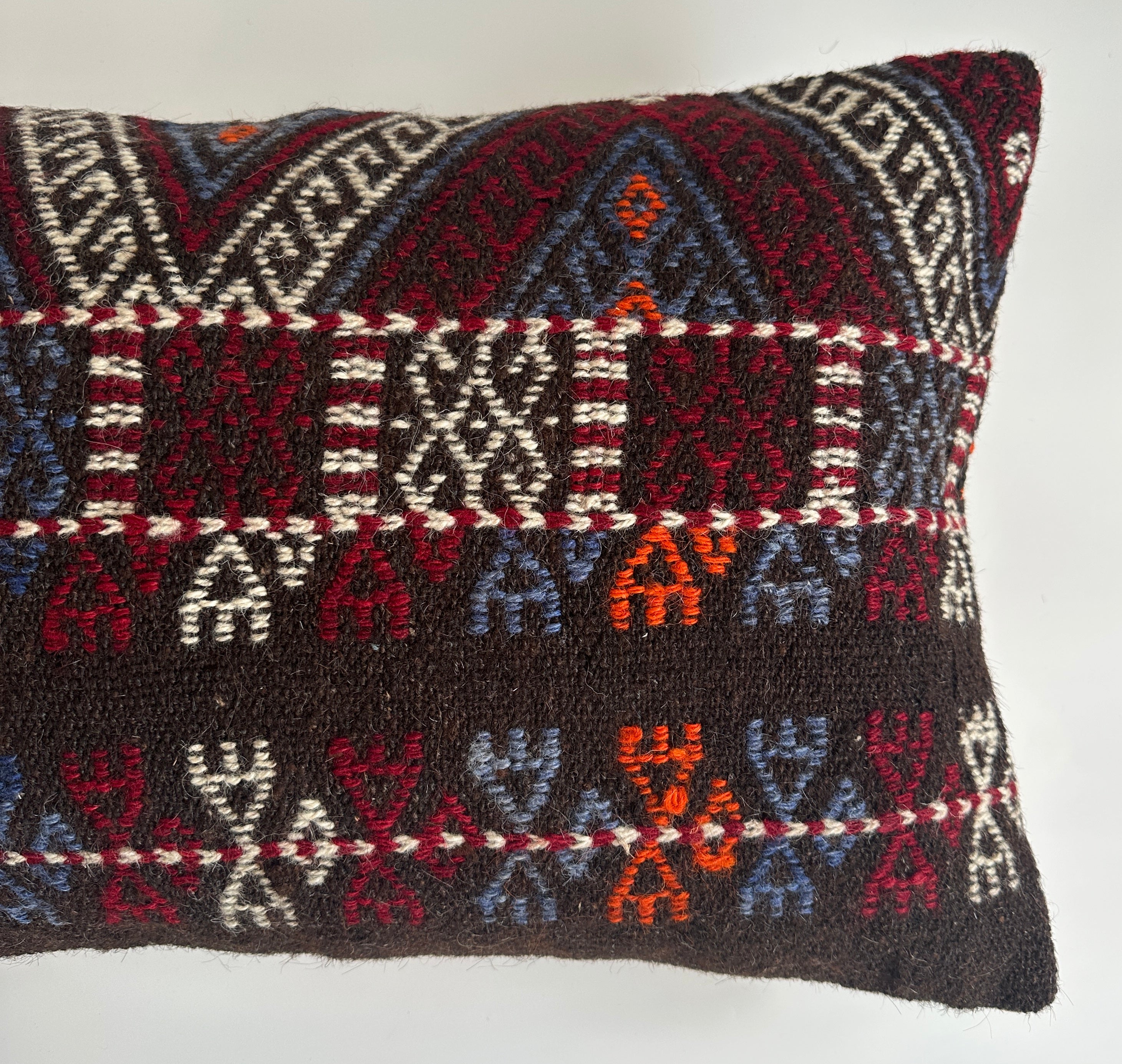 Multicolour Turkish Rug Cushion Cover 24''x16'' / 60x40 CM