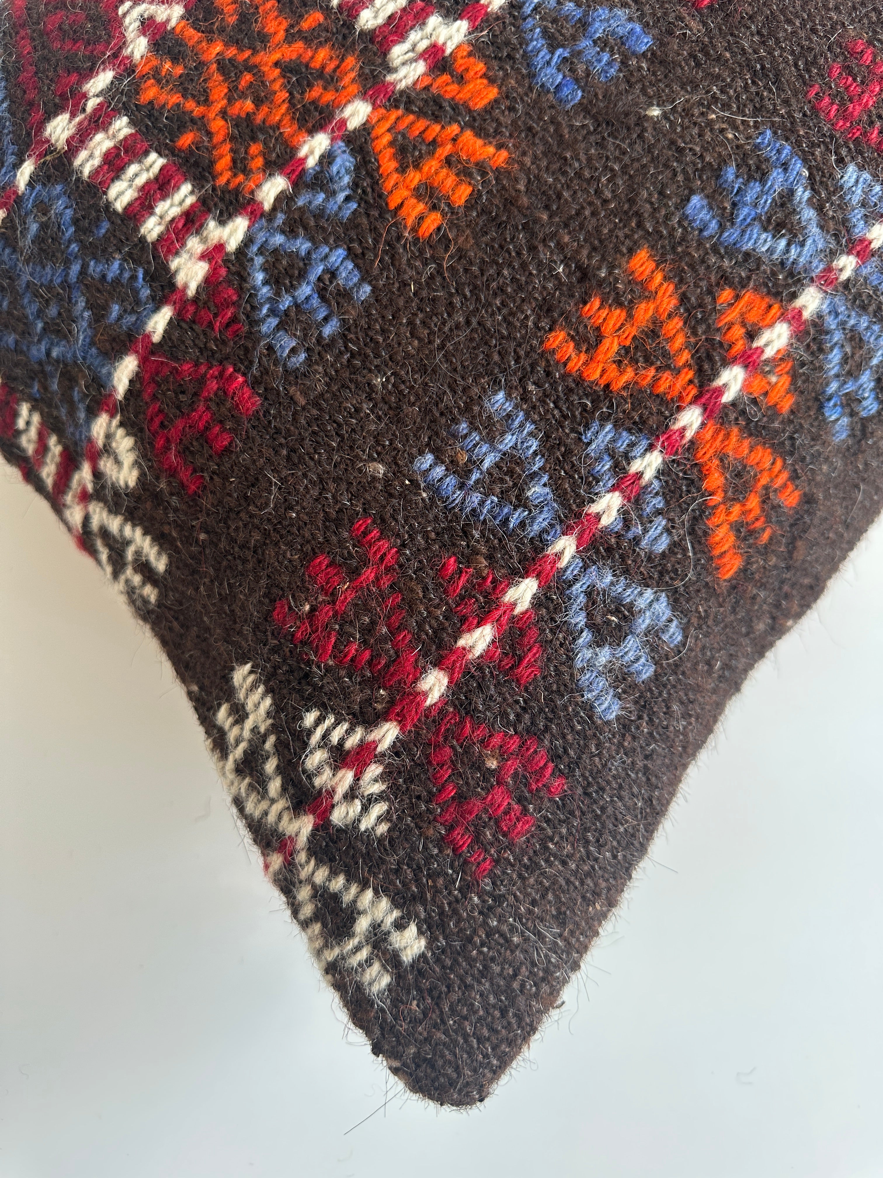 Multicolour Turkish Rug Cushion Cover 24''x16'' / 60x40 CM