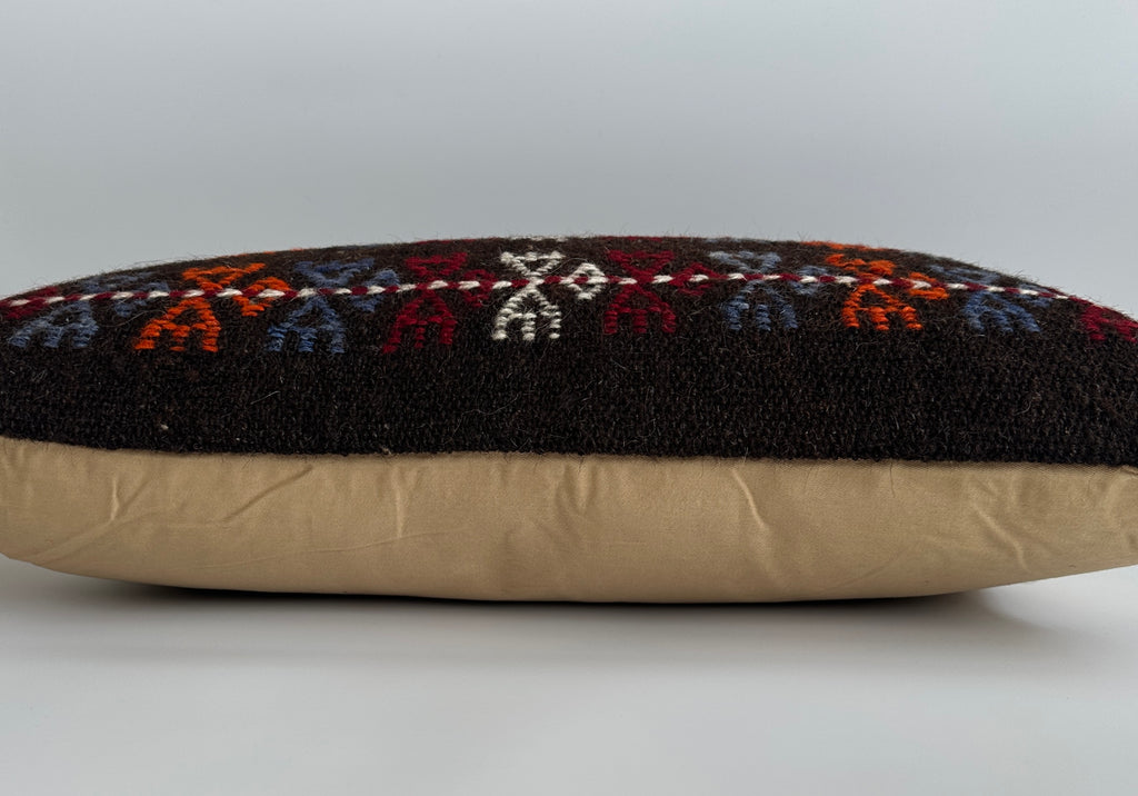 Multicolour Turkish Rug Cushion Cover 24''x16'' / 60x40 CM