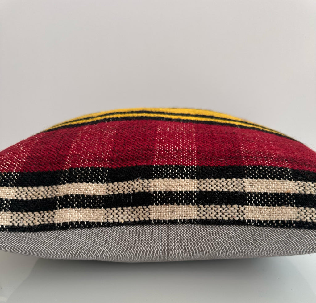 Handmade Turkish Rug Cushion Cover 16''x16'' / 40x40 CM