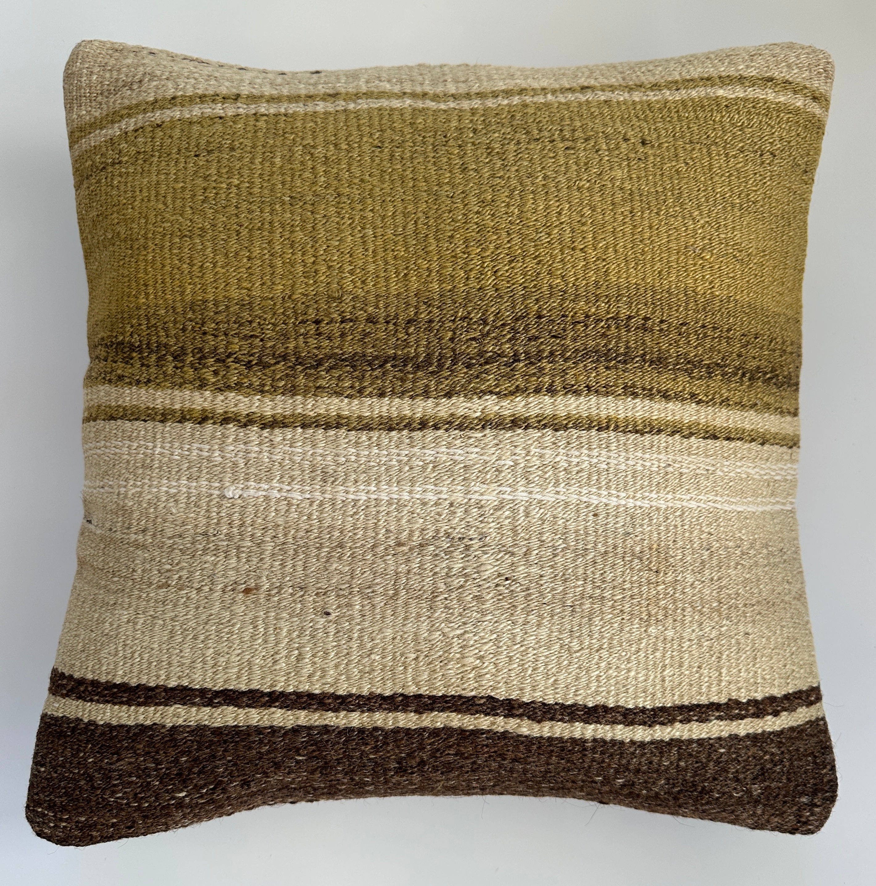 Handmade Multicoloured Turkish Cushion Cover 16''x16'' / 41x41 CM