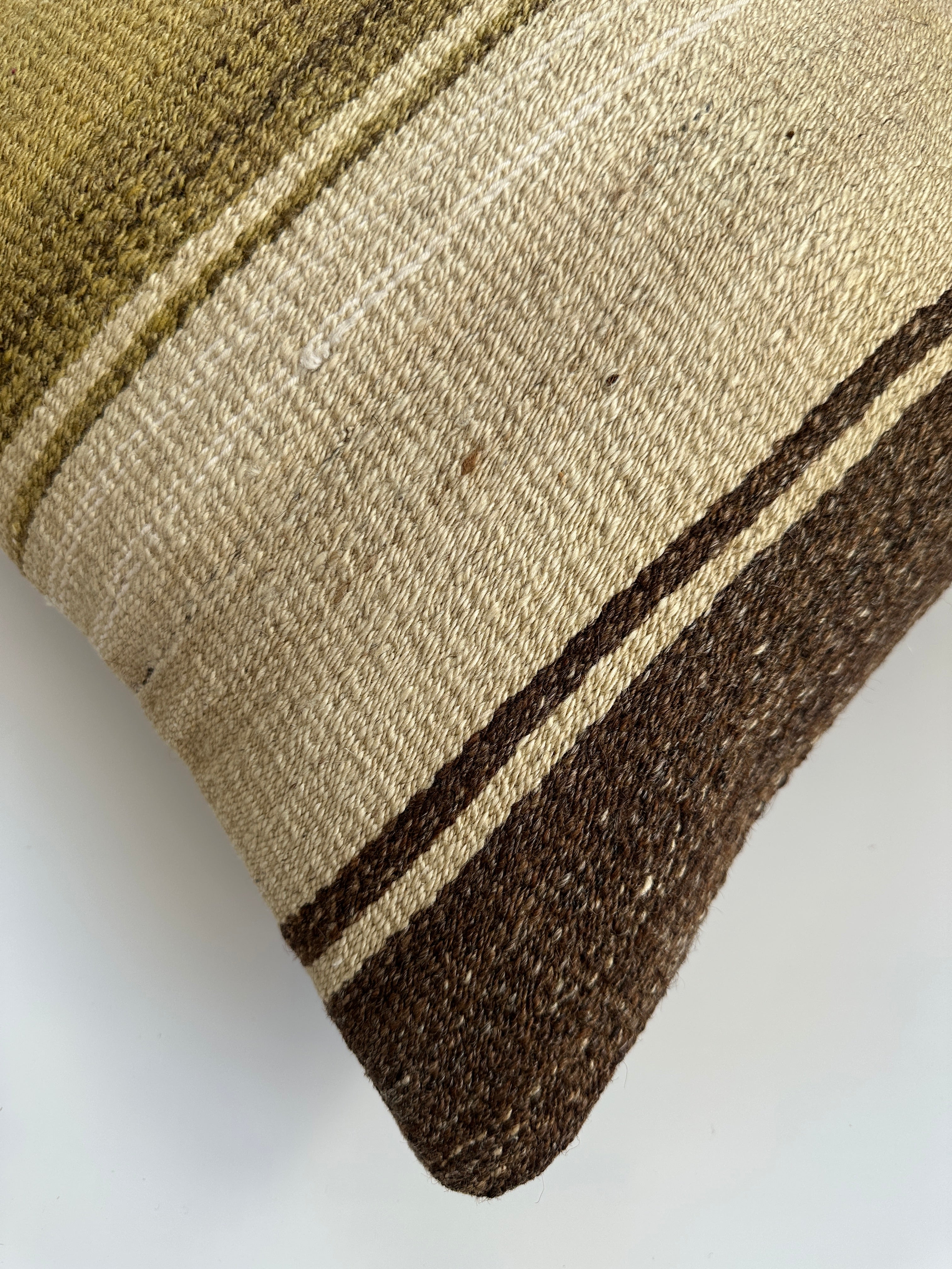 Handmade Multicoloured Turkish Cushion Cover 16''x16'' / 41x41 CM