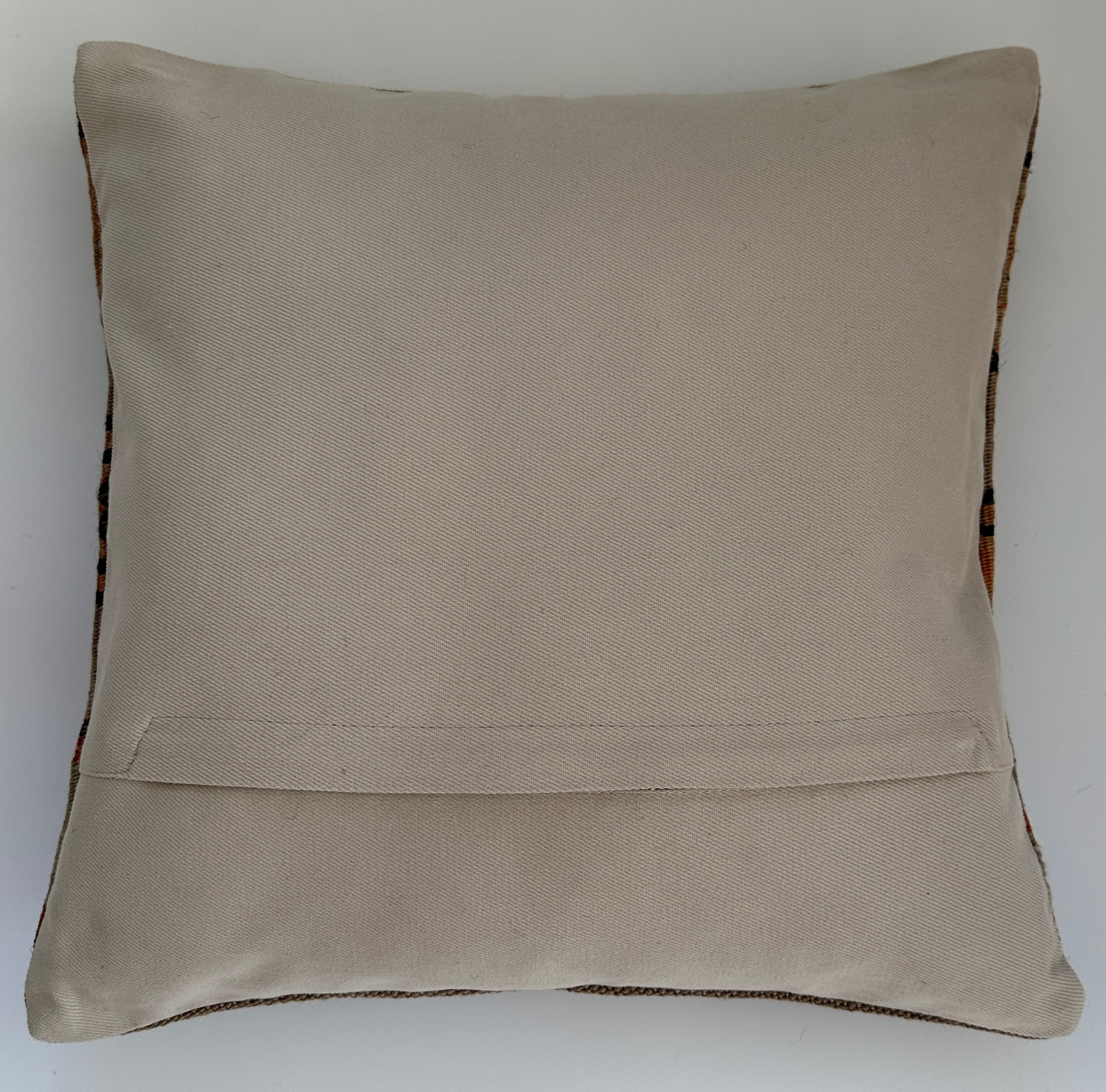 Handmade Tribal Turkish Rug Cushion Cover 16''x16'' / 41x40 CM