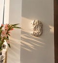 Medusa Textured White Wall Hanging Plaque 14x9.5 CM