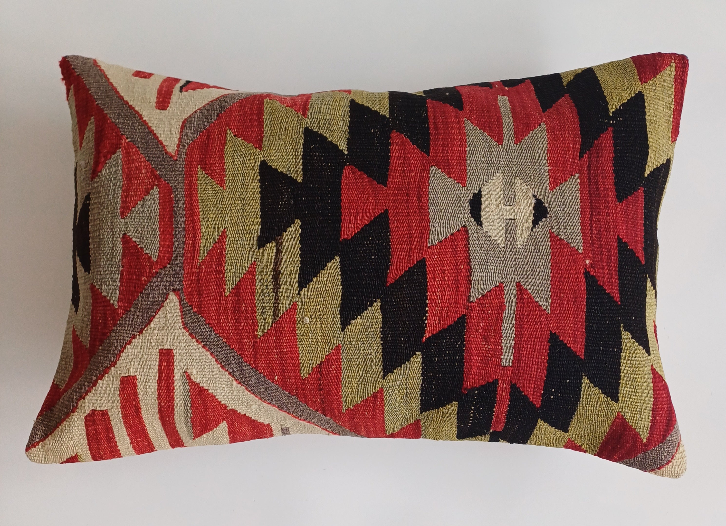 Multicolour Turkish Rug Cushion Cover 24''x16'' / 60x40 CM
