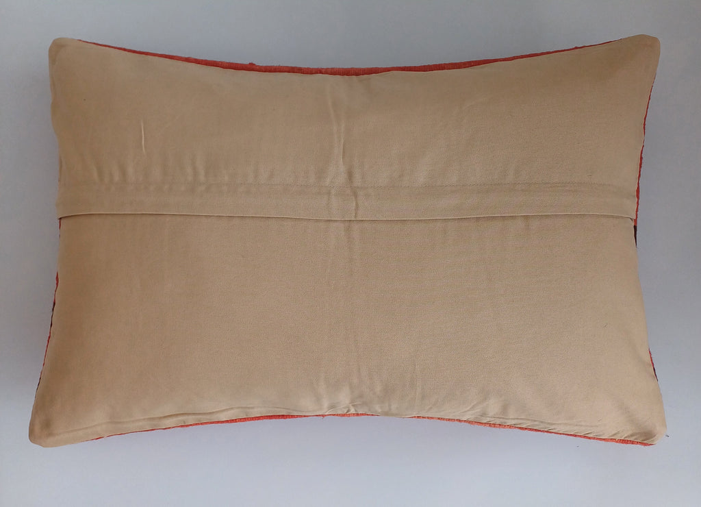 Handmade Turkish Rug Cushion Cover 24''x16'' / 60x40 CM