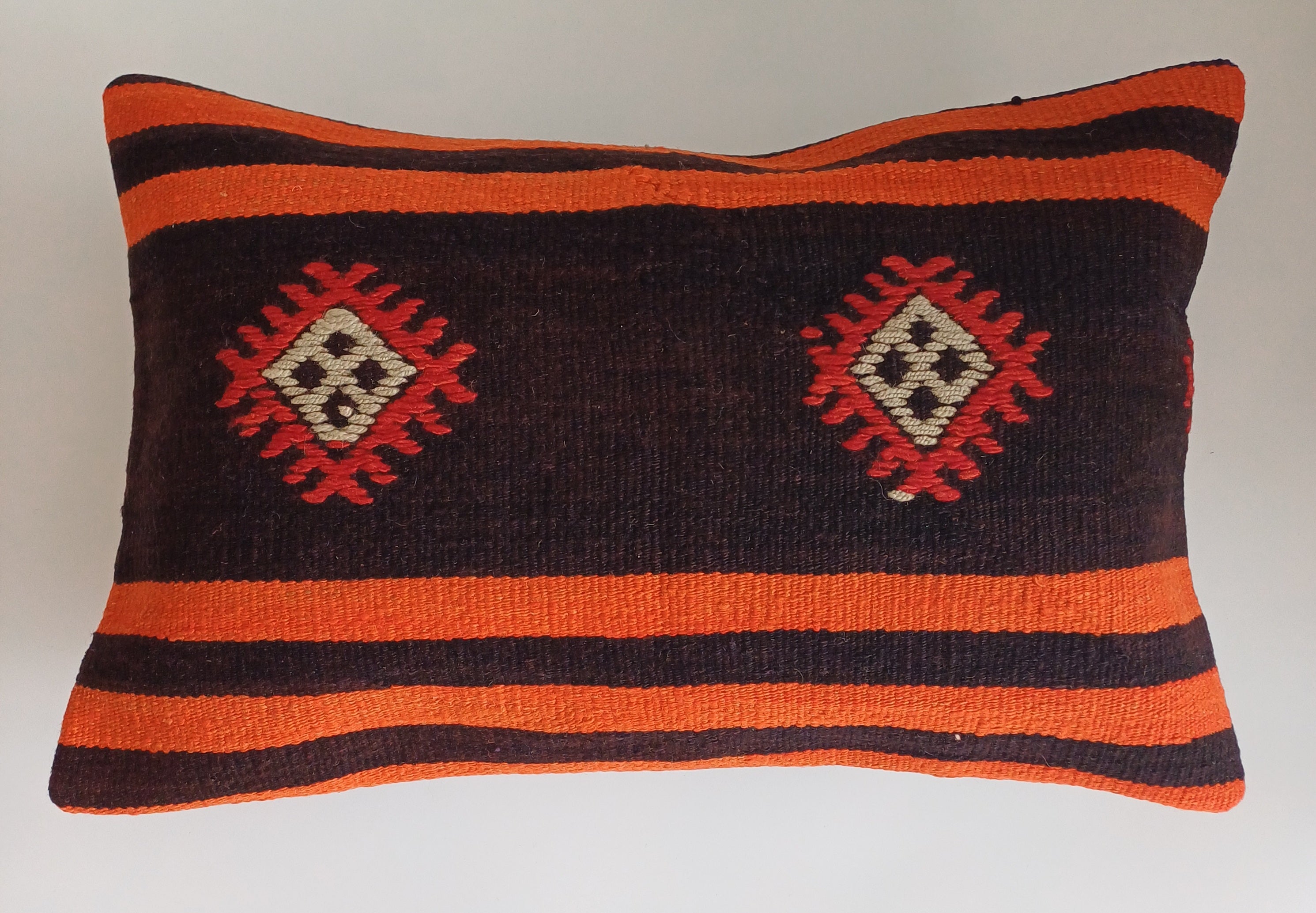 Handmade Turkish Rug Cushion Cover 24''x16'' / 60x40 CM