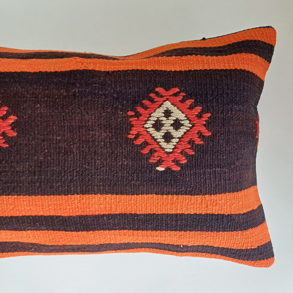 Handmade Turkish Rug Cushion Cover 24''x16'' / 60x40 CM