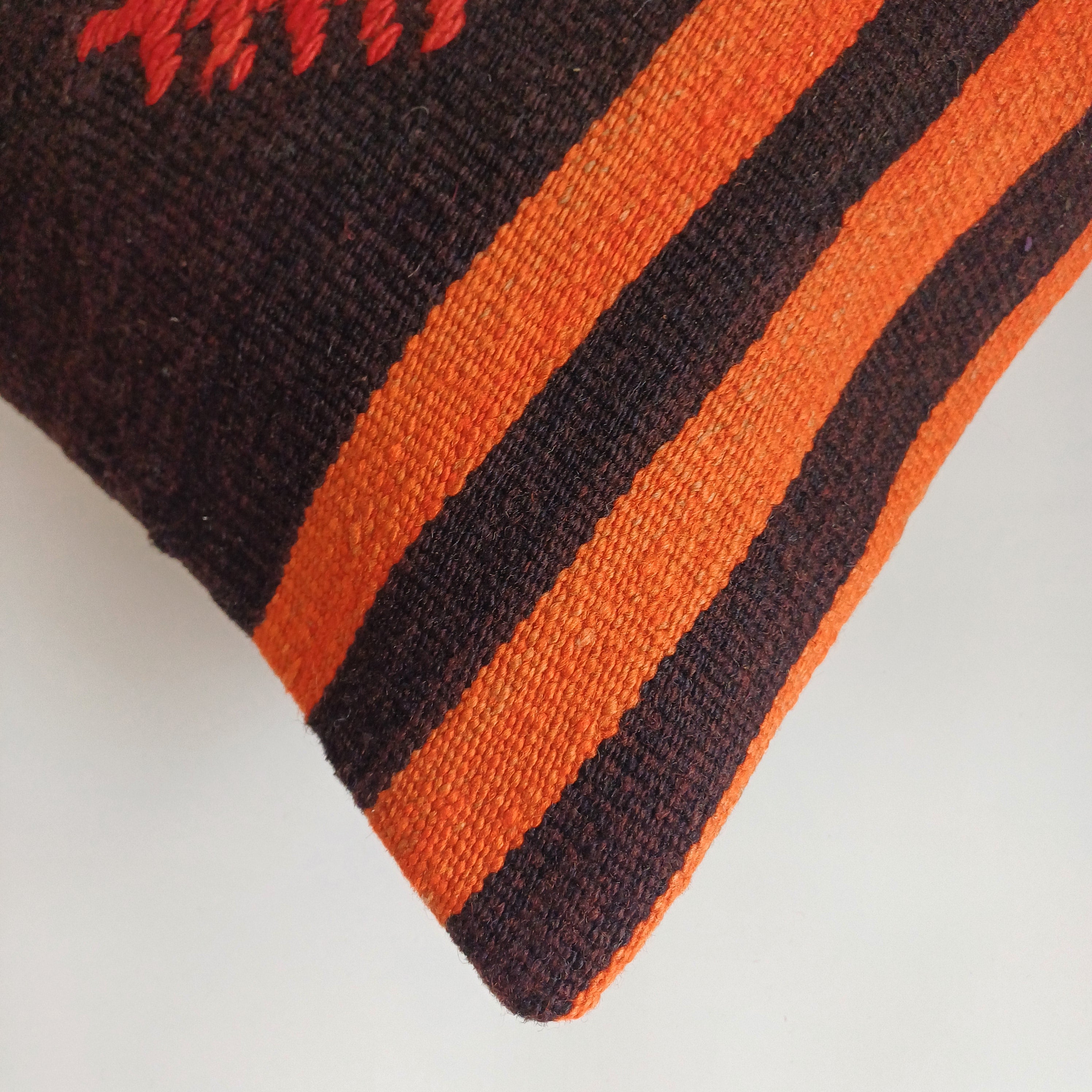 Handmade Turkish Rug Cushion Cover 24''x16'' / 60x40 CM