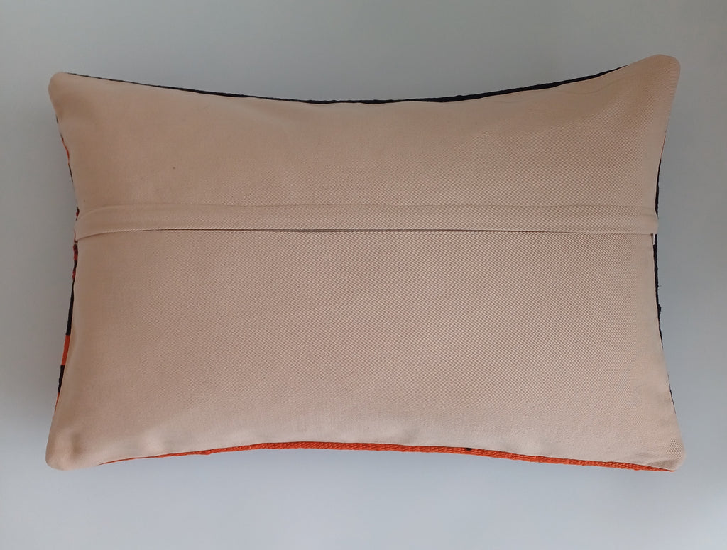 Handmade Turkish Rug Cushion Cover 24''x16'' / 60x40 CM