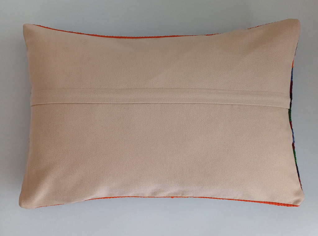 Multicolour Turkish Rug Cushion Cover 24''x16'' / 60x40 CM