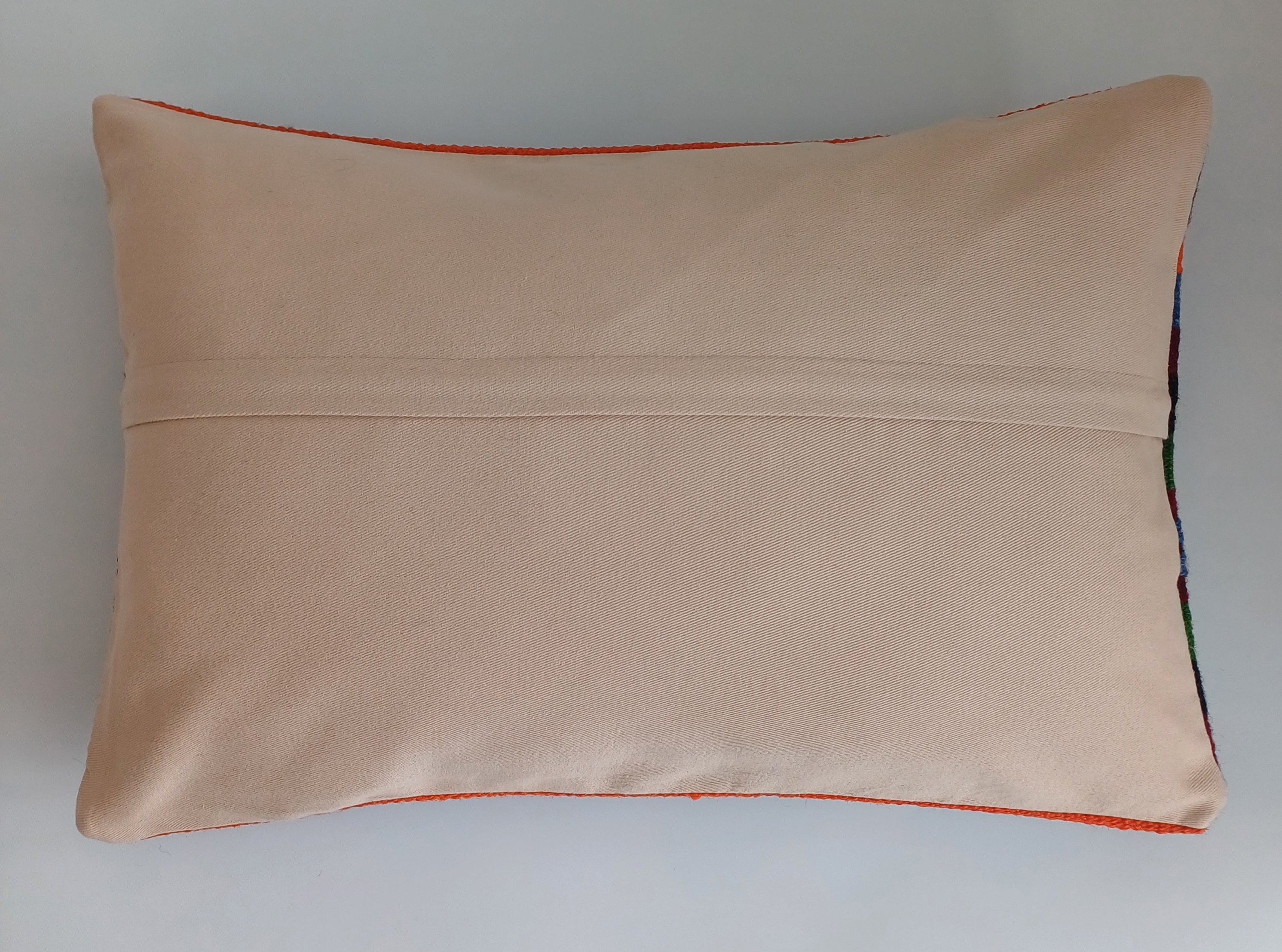 Multicolour Turkish Rug Cushion Cover 24''x16'' / 60x40 CM