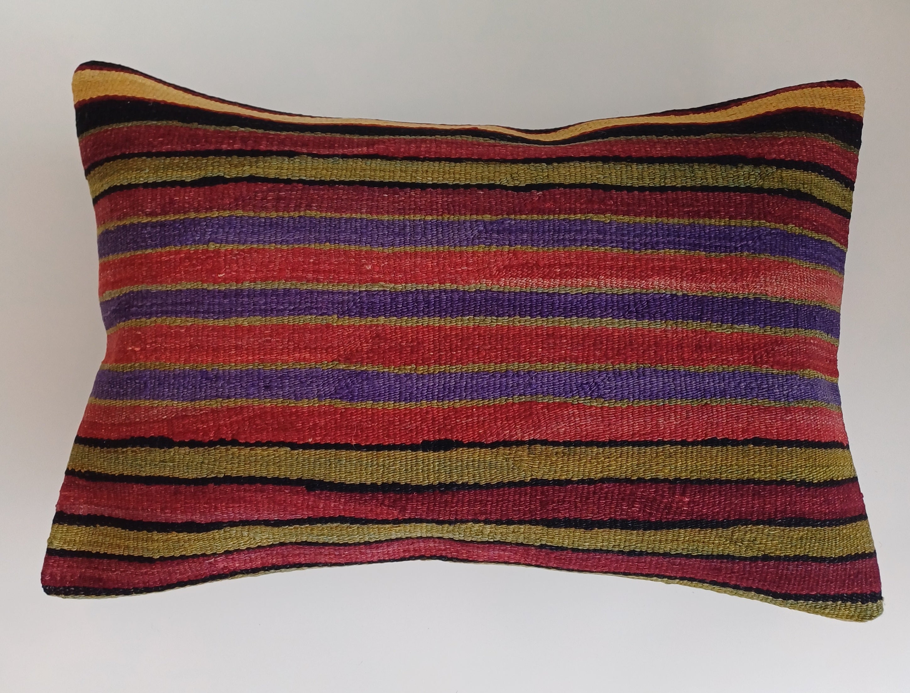 Multicolour Turkish Rug Cushion Cover 24''x16'' / 60x40 CM