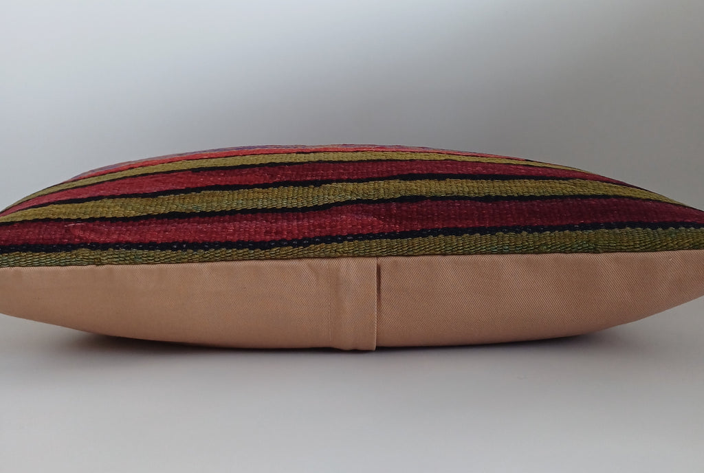 Multicolour Turkish Rug Cushion Cover 24''x16'' / 60x40 CM