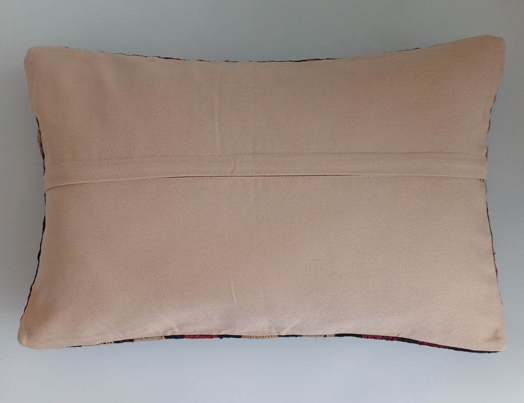 Multicolour Turkish Rug Cushion Cover 24''x16'' / 60x40 CM