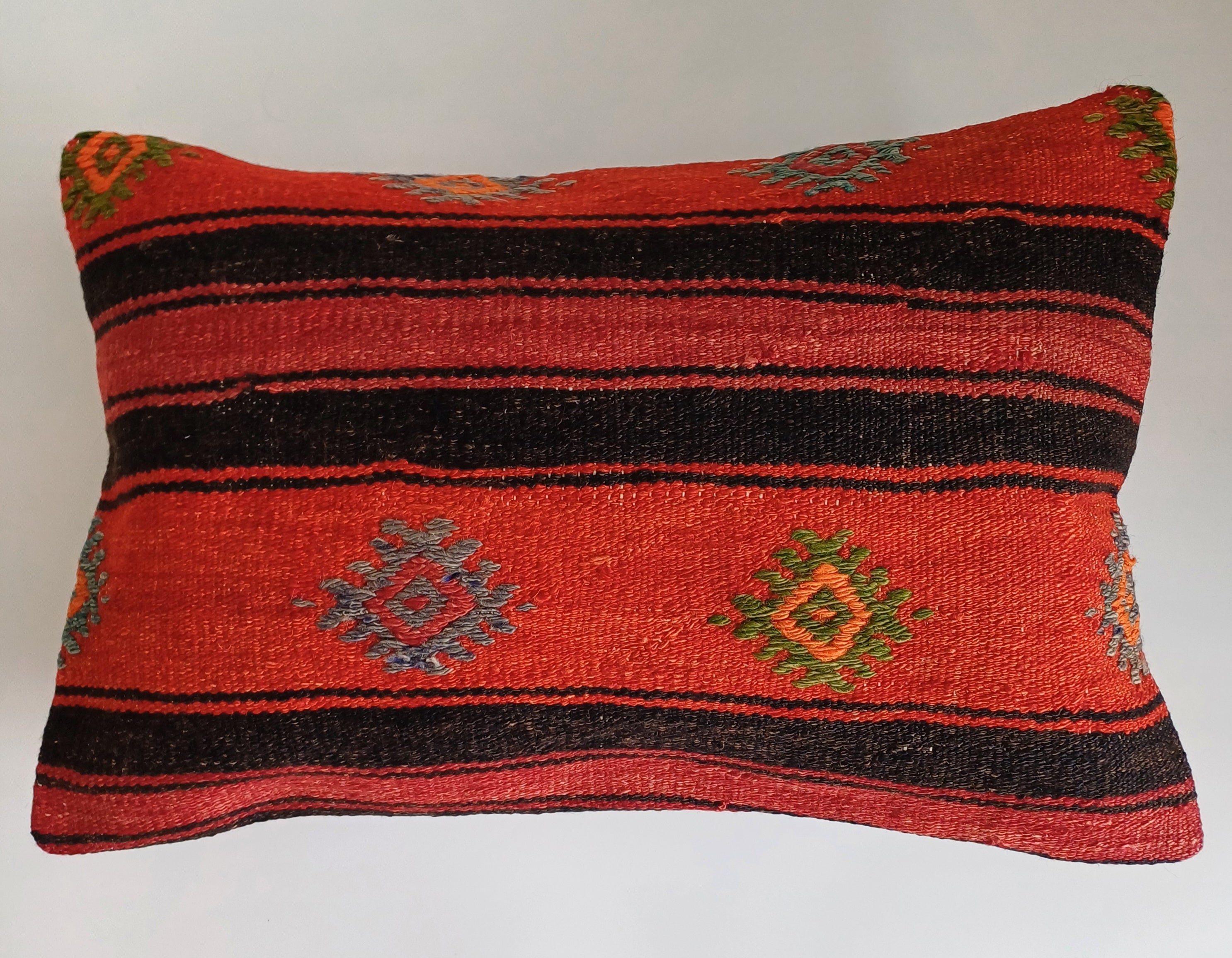 Multicolour Turkish Rug Cushion Cover 24''x16'' / 60x40 CM