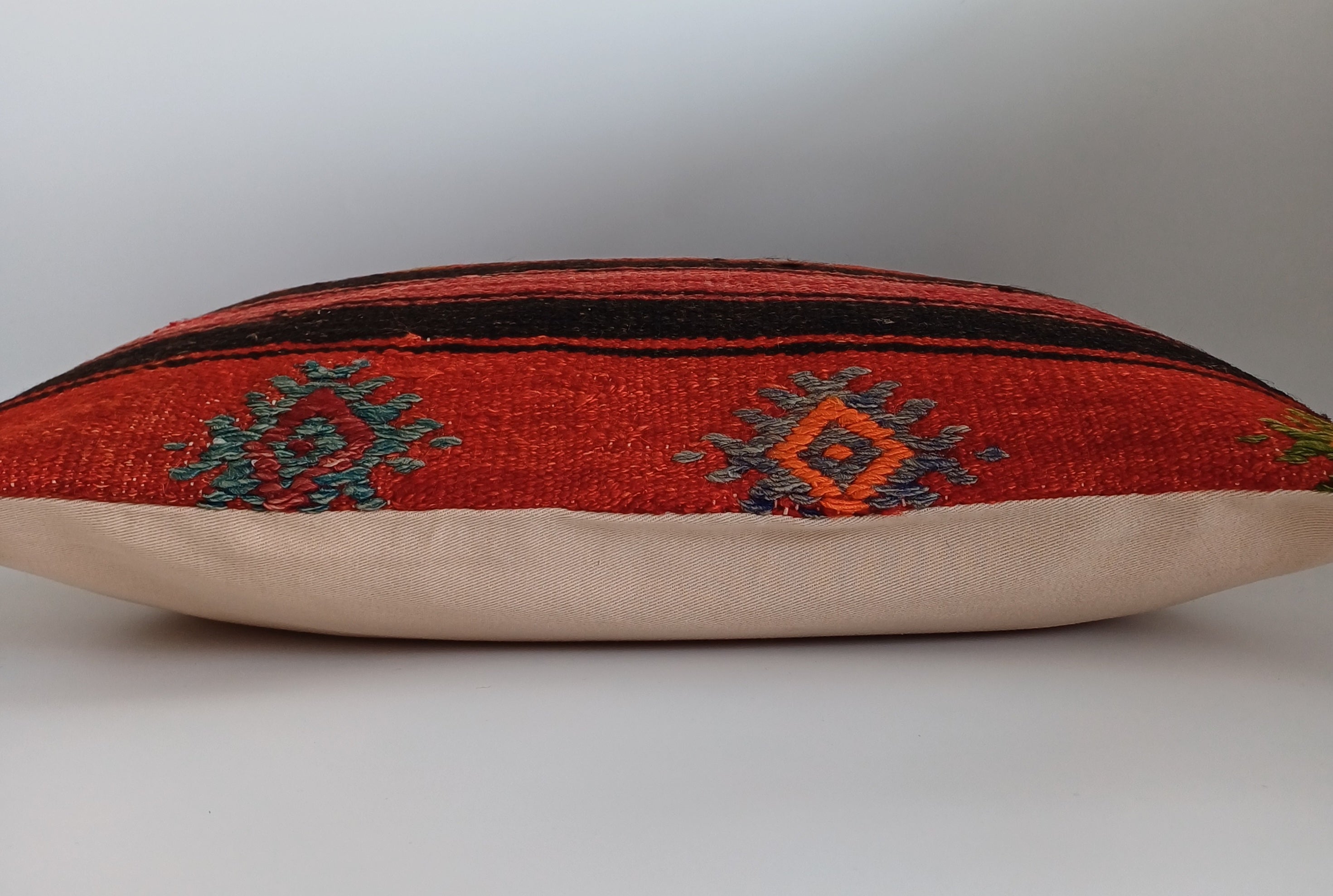 Multicolour Turkish Rug Cushion Cover 24''x16'' / 60x40 CM