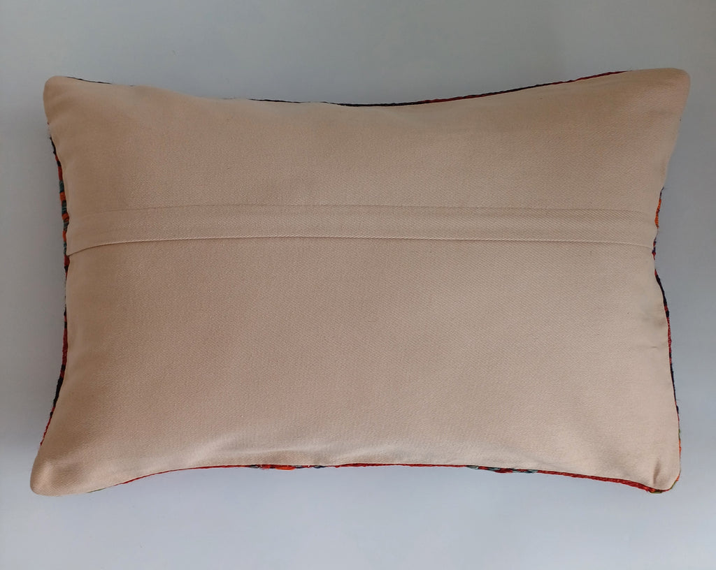 Multicolour Turkish Rug Cushion Cover 24''x16'' / 60x40 CM