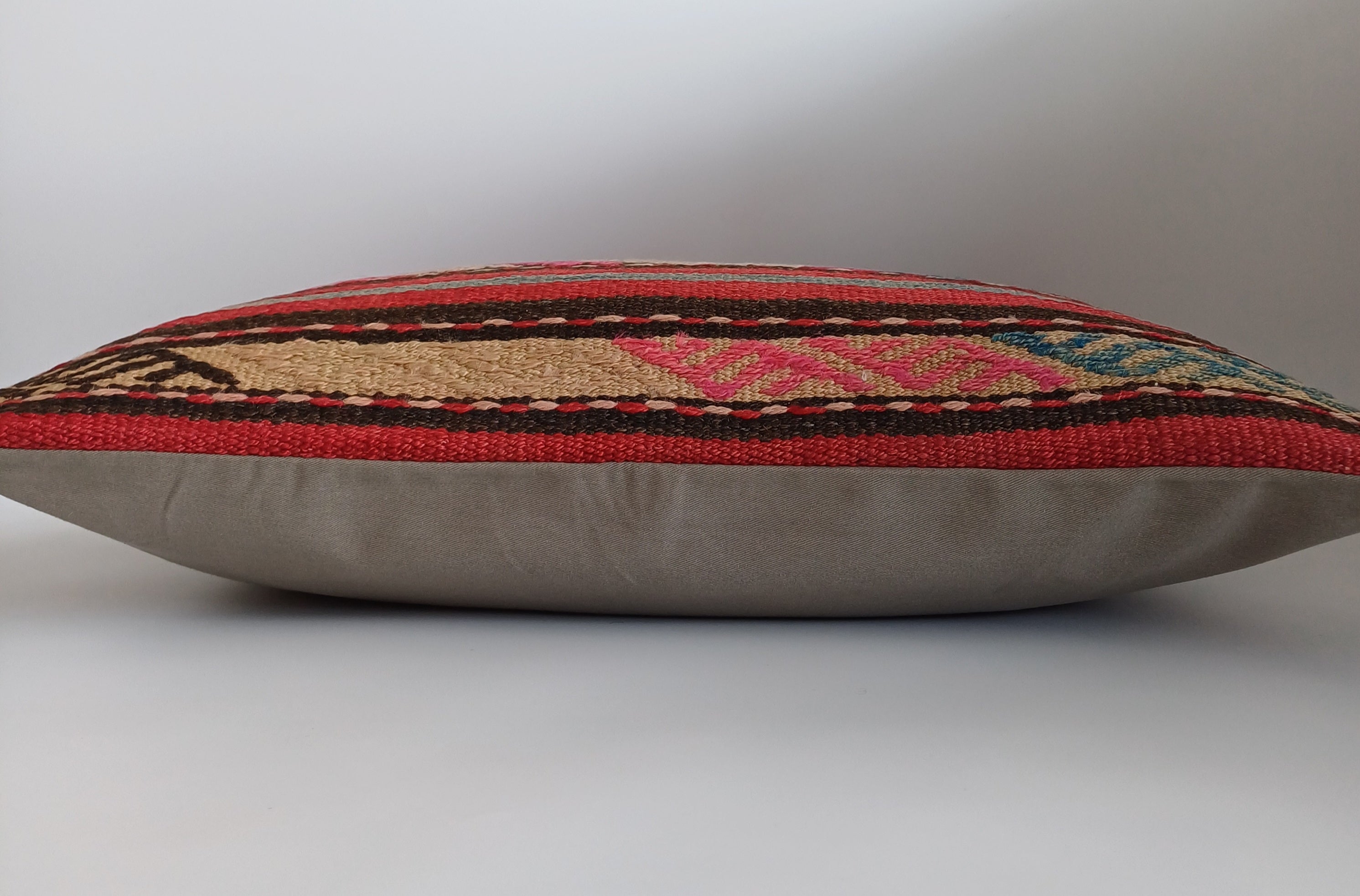Multicolour Turkish Rug Cushion Cover 24''x16'' / 60x40 CM