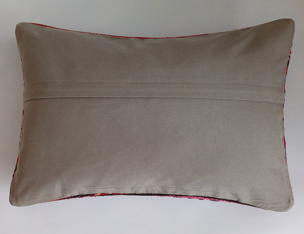 Multicolour Turkish Rug Cushion Cover 24''x16'' / 60x40 CM
