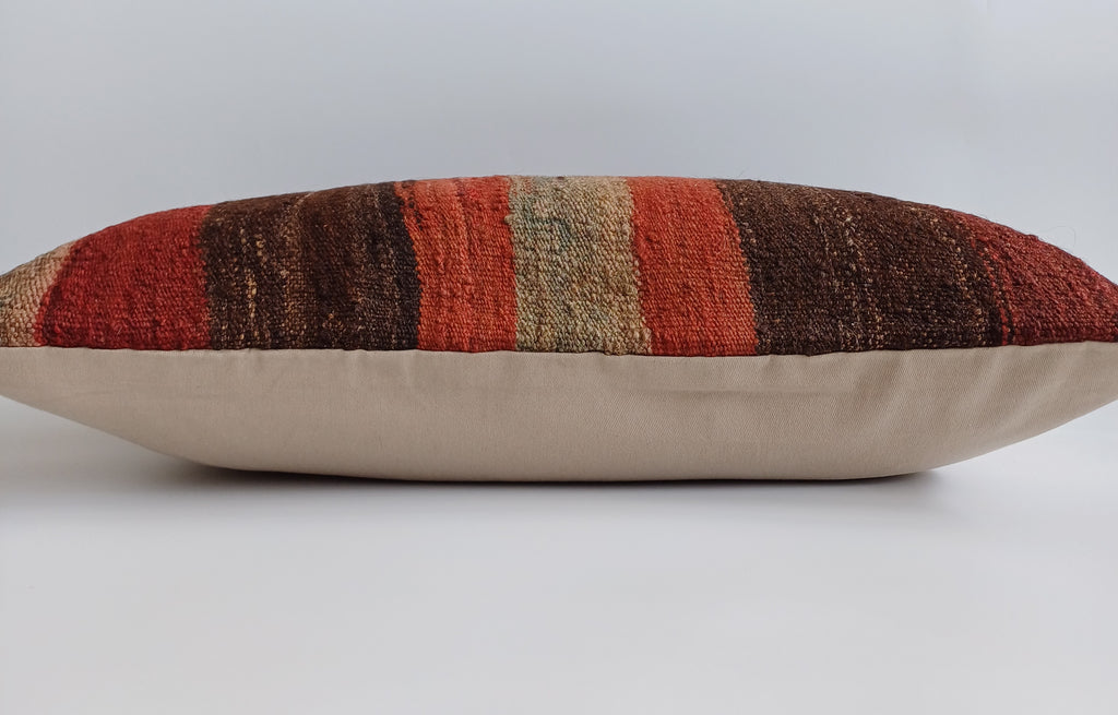 Multicolour Turkish Rug Cushion Cover 24''x16'' / 60x40 CM
