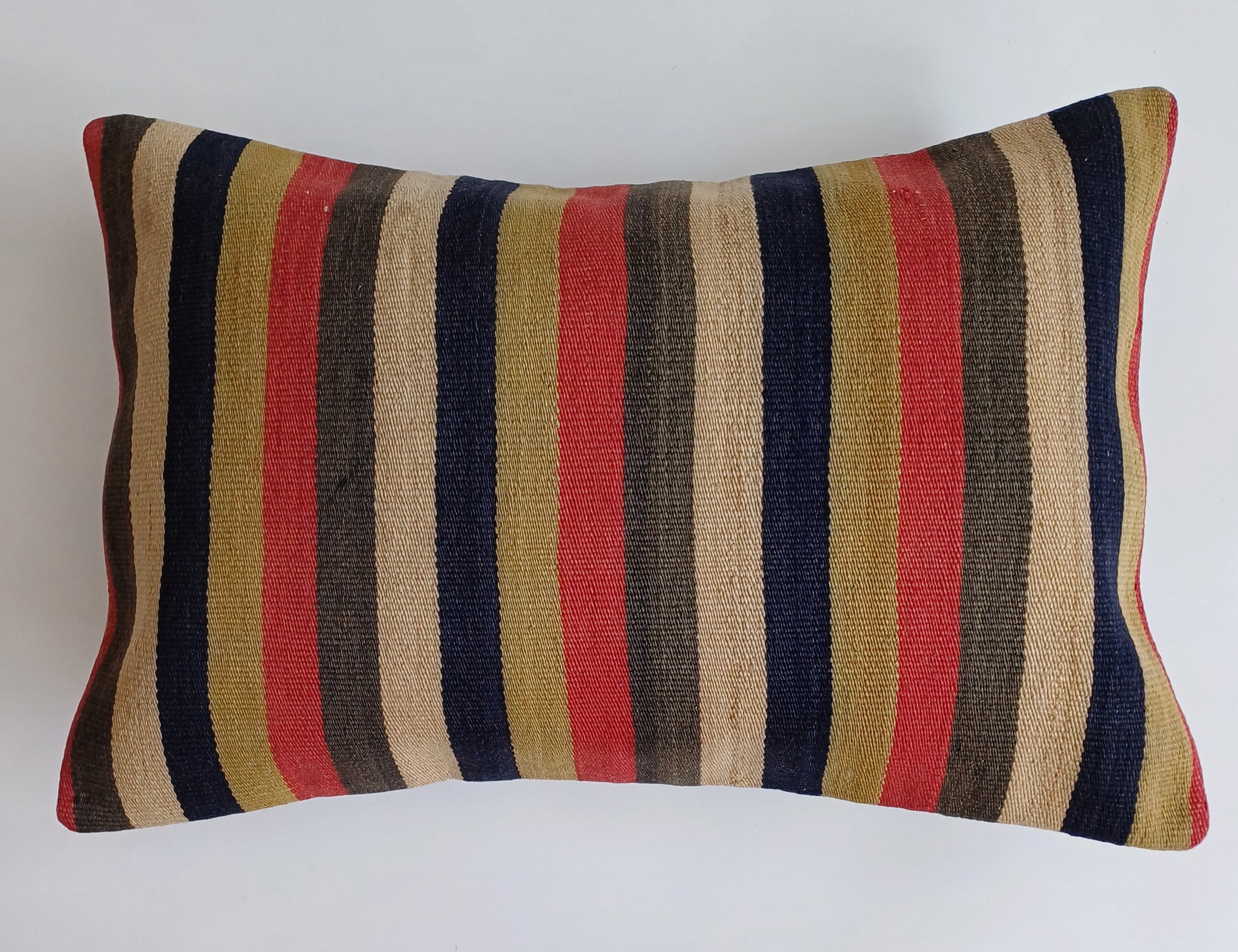Multicolour Turkish Rug Cushion Cover 24''x16'' / 60x40 CM