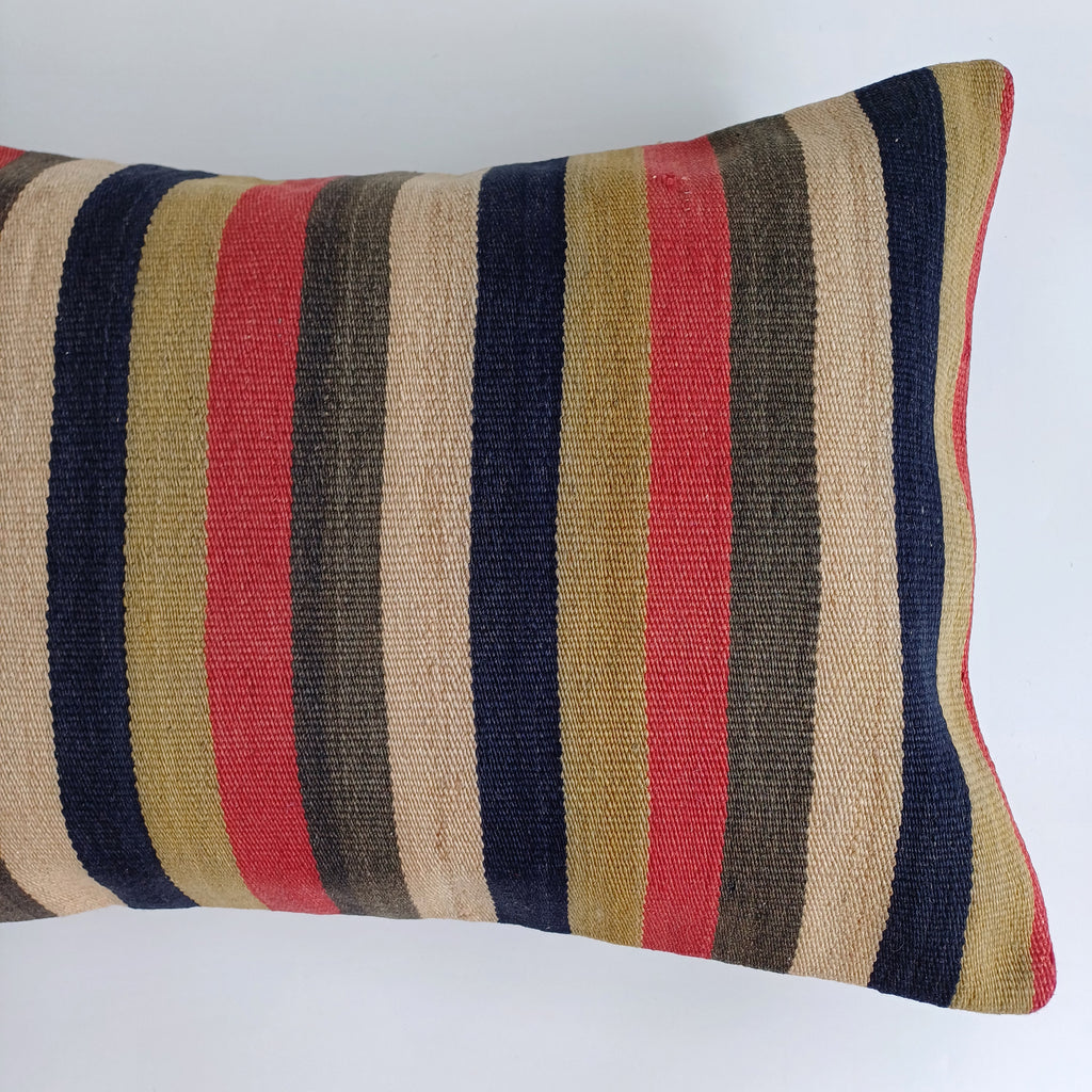 Multicolour Turkish Rug Cushion Cover 24''x16'' / 60x40 CM