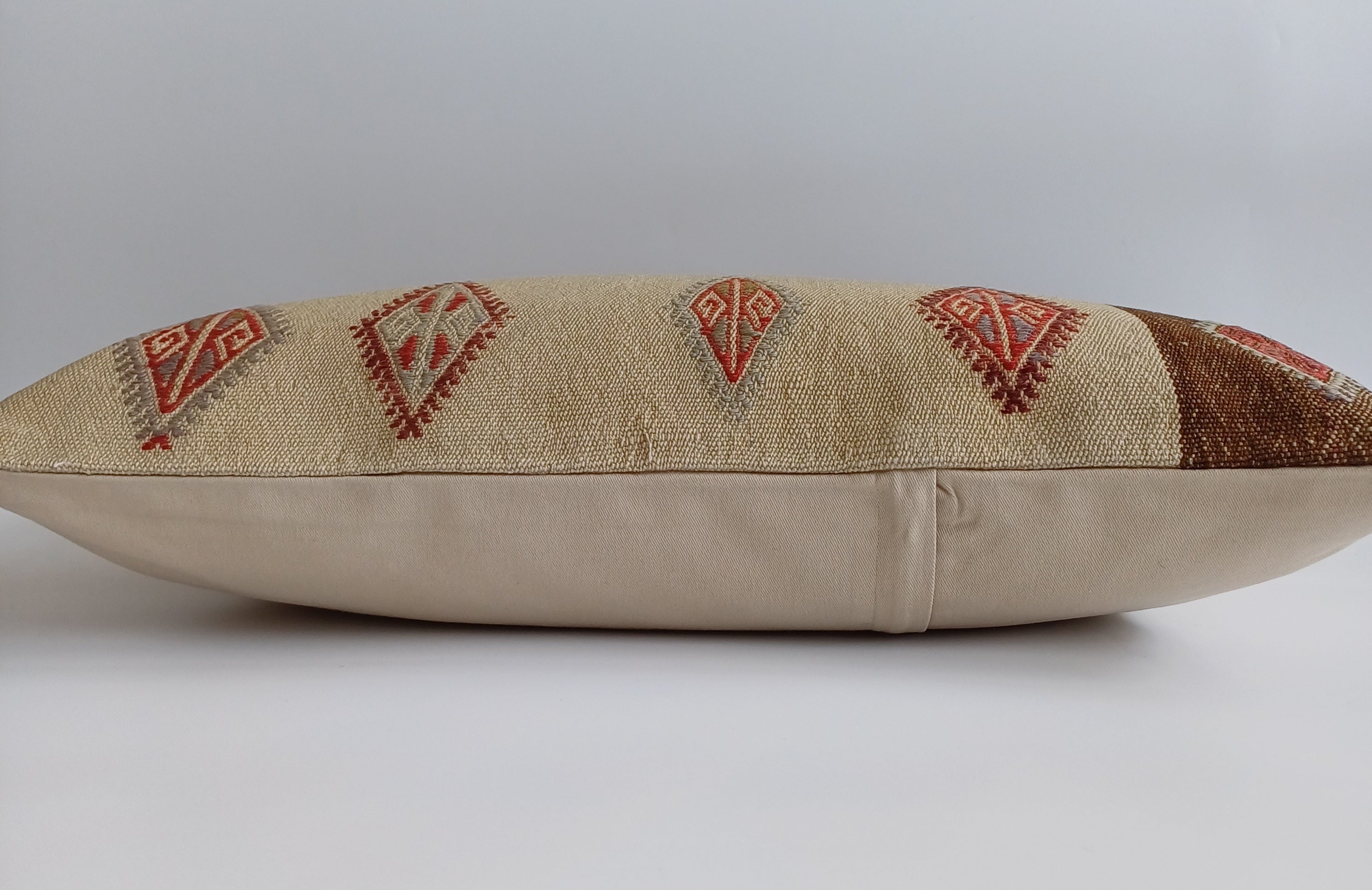 Handmade Turkish Rug Cushion Cover 24''x16'' / 60x40 CM