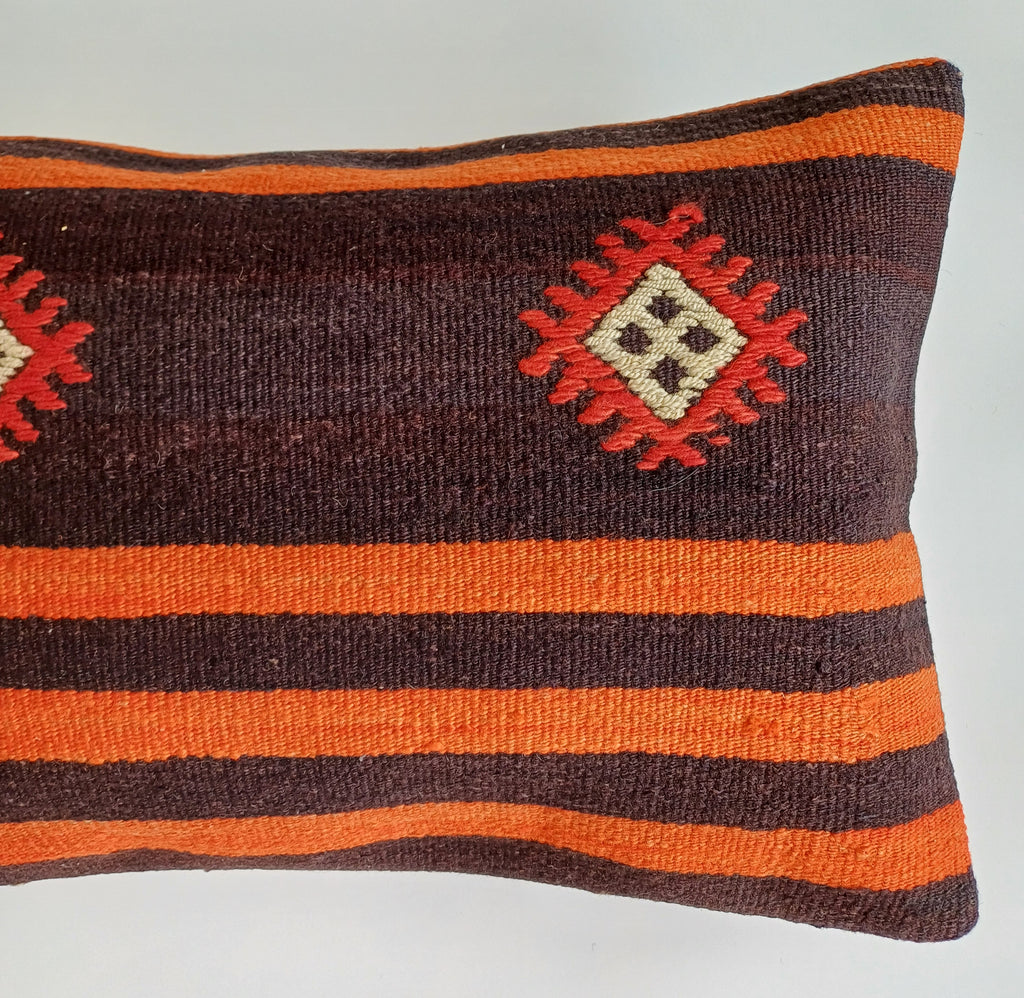 Multicolour Turkish Rug Cushion Cover 24''x16'' / 60x40 CM