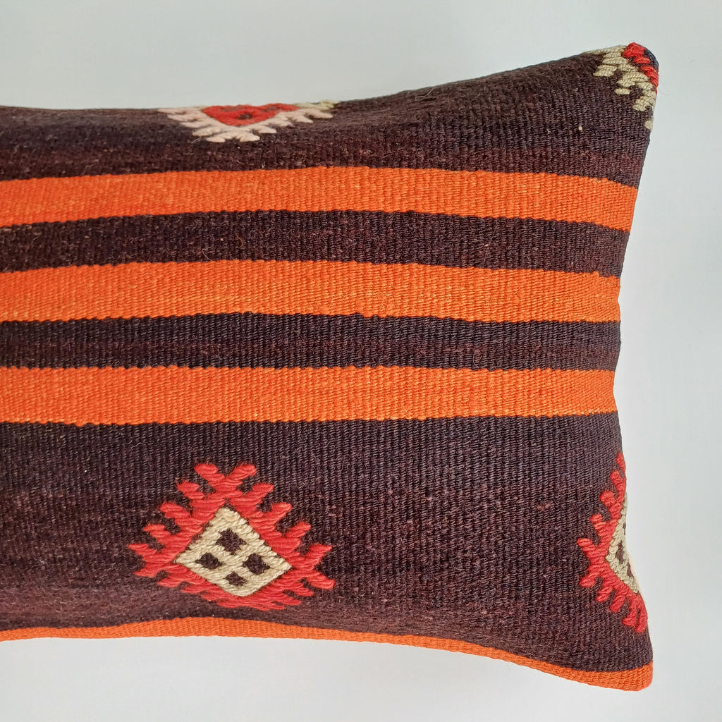 Multicolour Turkish Rug Cushion Cover 24''x16'' / 60x40 CM