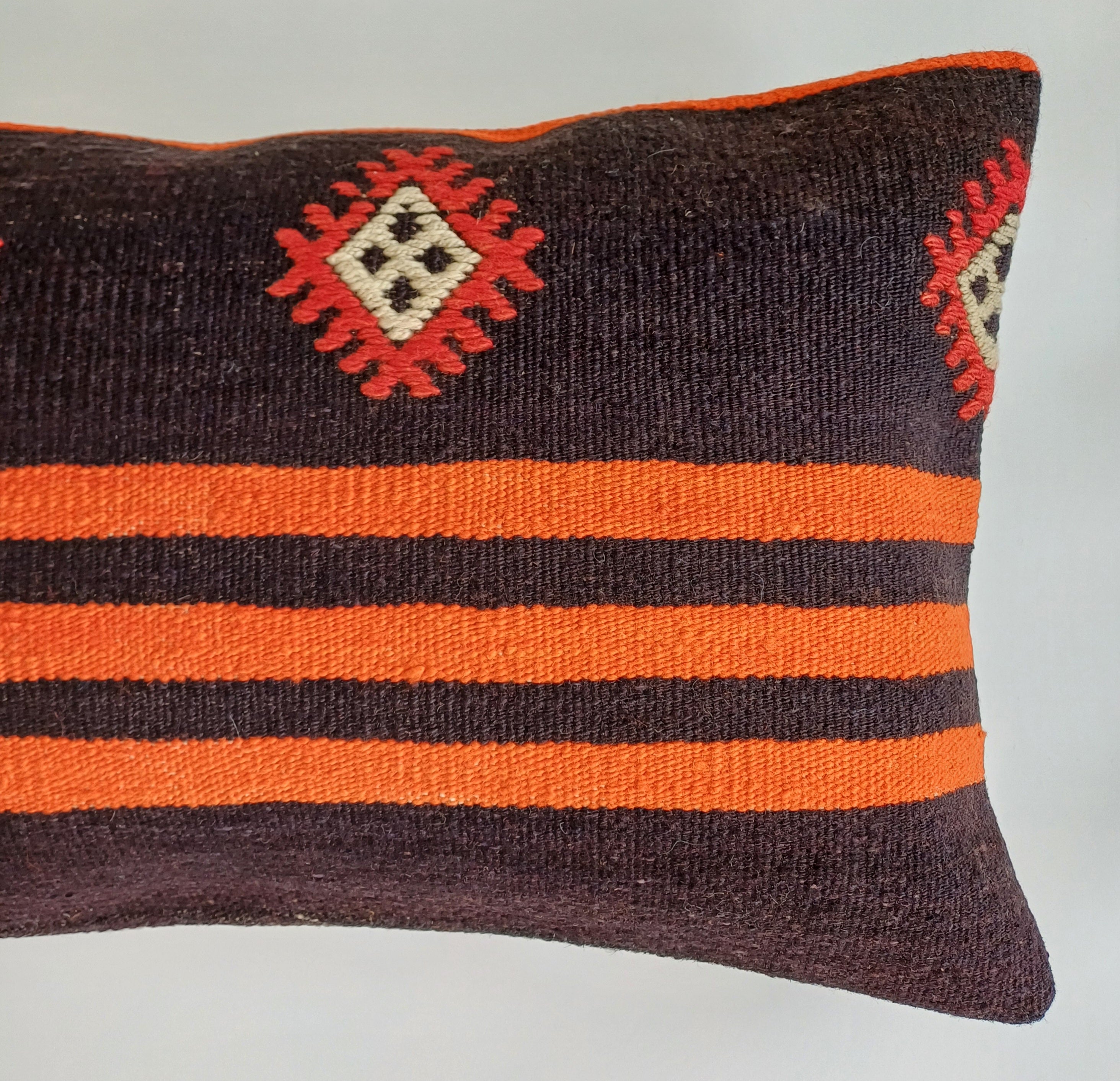 Multicolour Turkish Rug Cushion Cover 24''x16'' / 60x40 CM