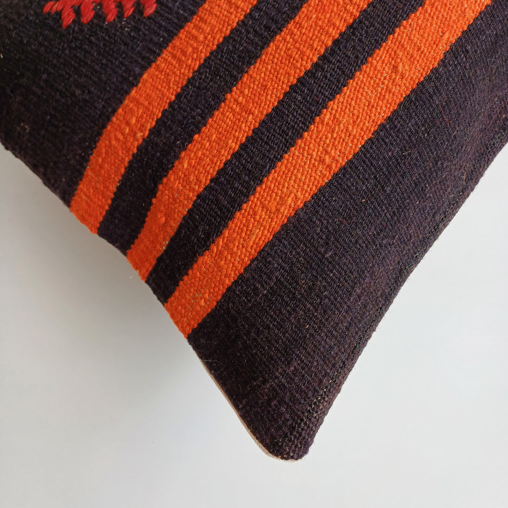 Multicolour Turkish Rug Cushion Cover 24''x16'' / 60x40 CM