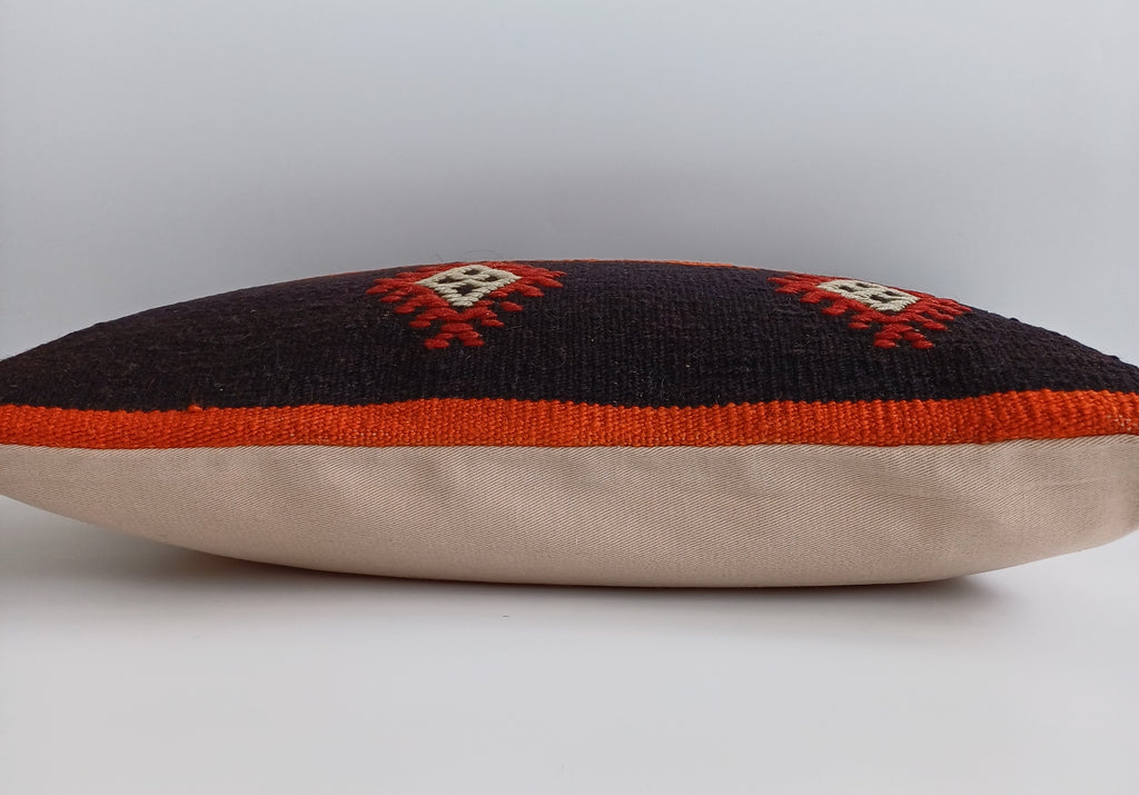 Multicolour Turkish Rug Cushion Cover 24''x16'' / 60x40 CM
