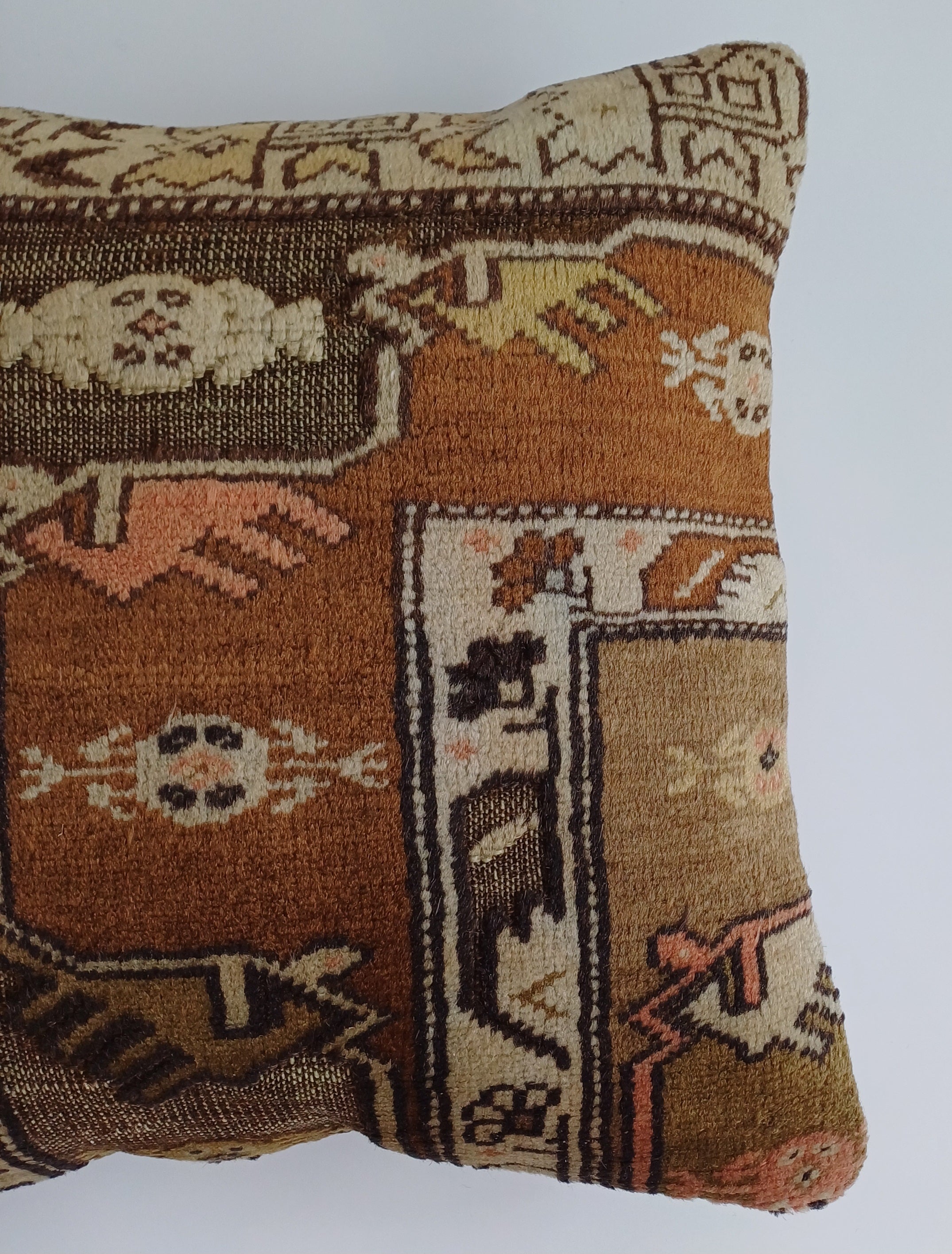 Handmade Multicolour Turkish Cushion Cover 20''x20'' / 50x50 CM